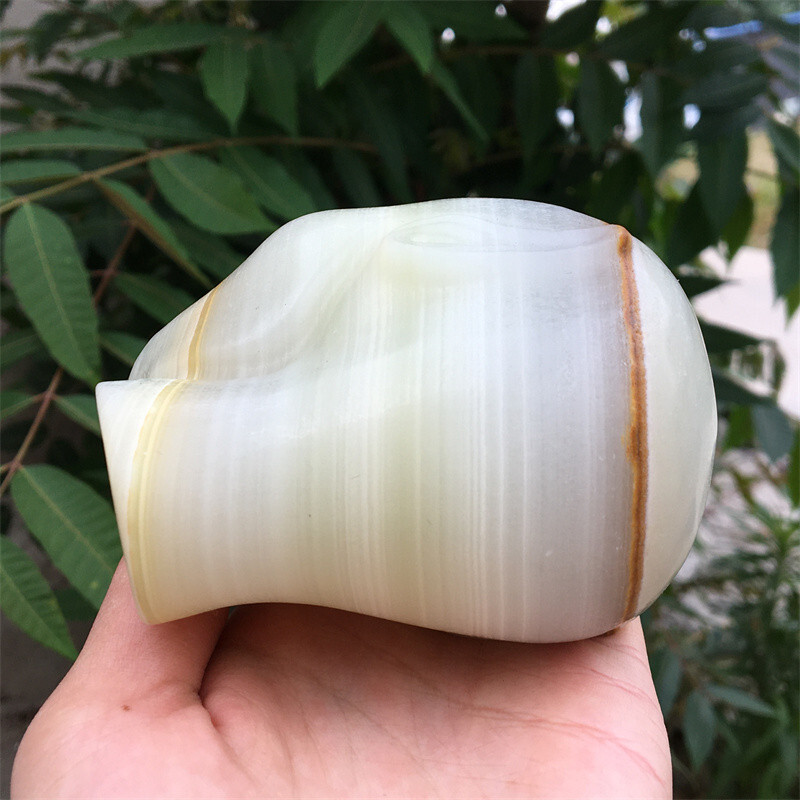 740g Natural Afghan Jade Quartz Hand-carved Avatar Healing 1PC ,k4702/