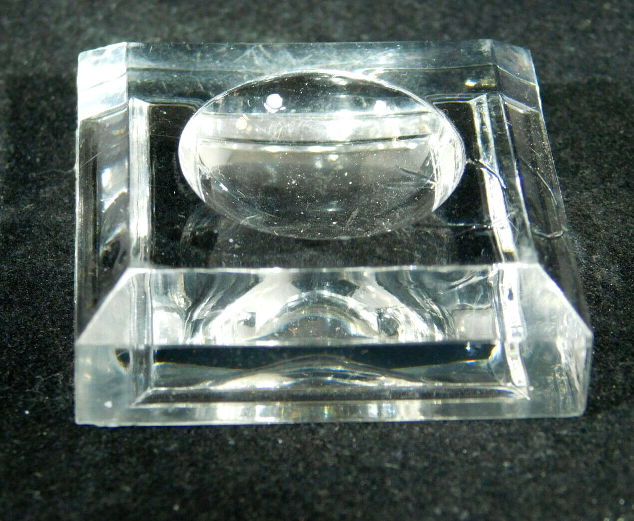 Sphere Display Stand Clear Lucite Small Size