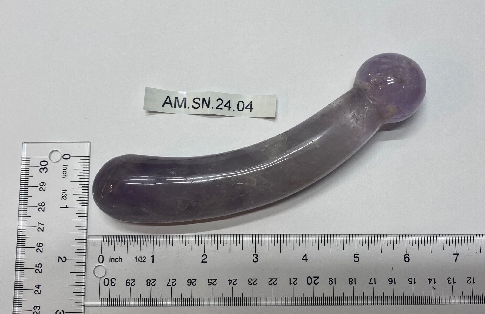 Natural and Genuine Amethyst Quartz Massage Wand Pelvic Floor Yoni Wand GIFTBOX