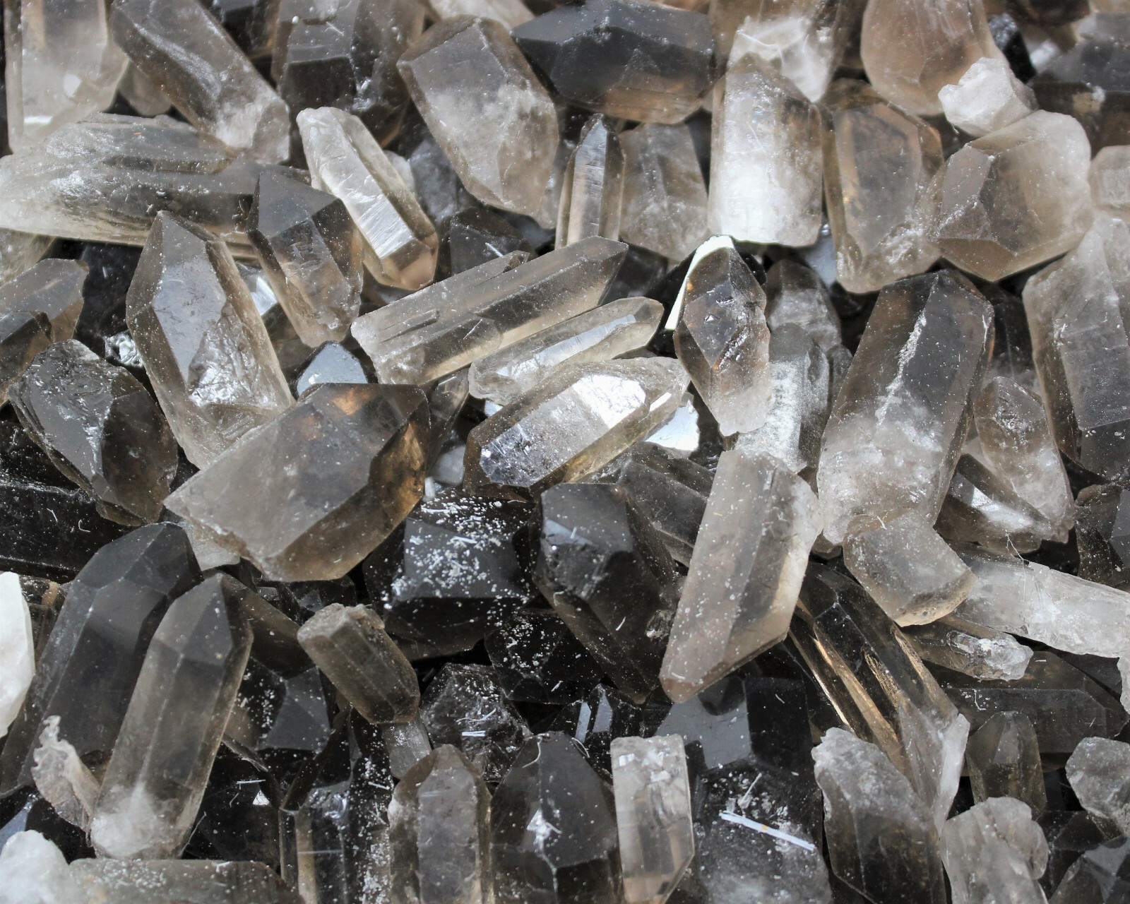 Smoky Quartz Crystal Points: 1/2 lb Bulk Lot (Smokey Quartz, US Seller, 8 oz)