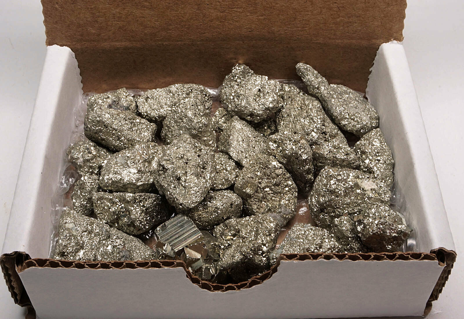 Iron Pyrite Collection Natural Chispa Crystals Fools Gold