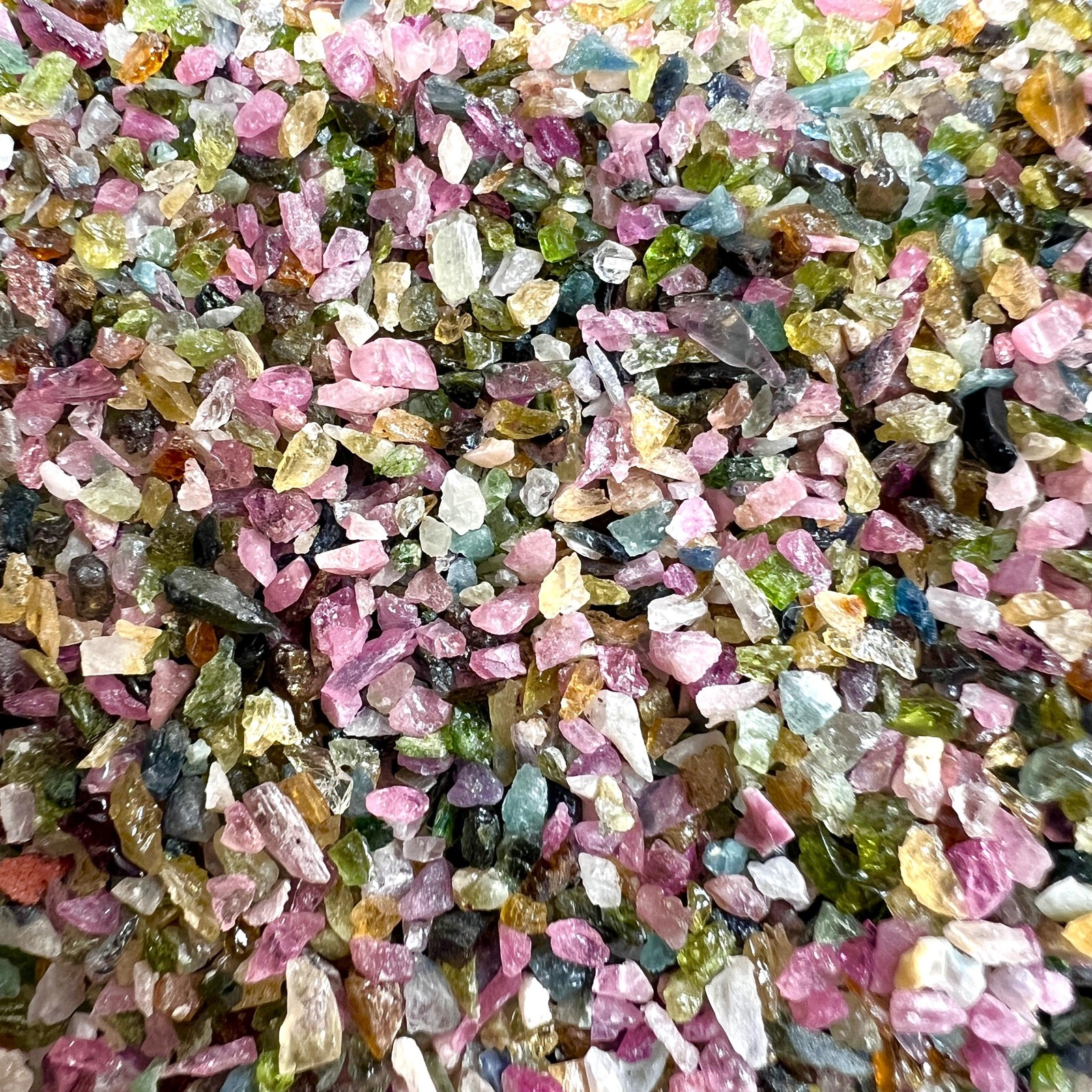 Extra Small Multicolored Tourmaline Rough Crystal (By The Ounce or Pound)