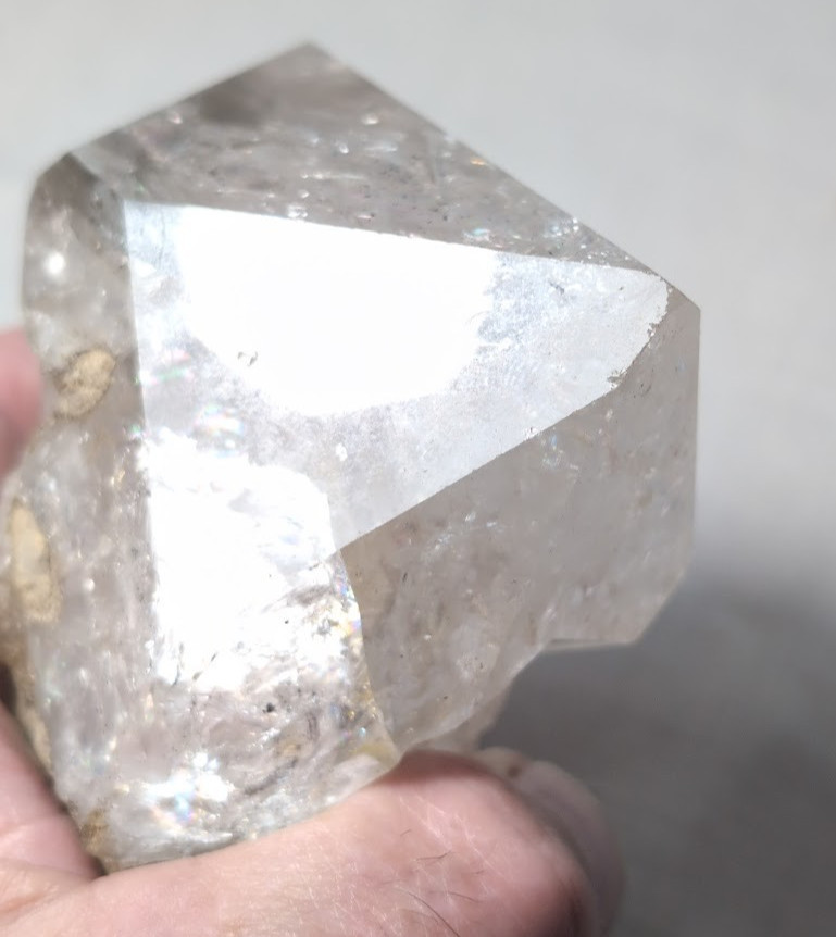Medium Herkimer Diamond Quartz Crystal Point 3.5″ 15 oz Fonda NY