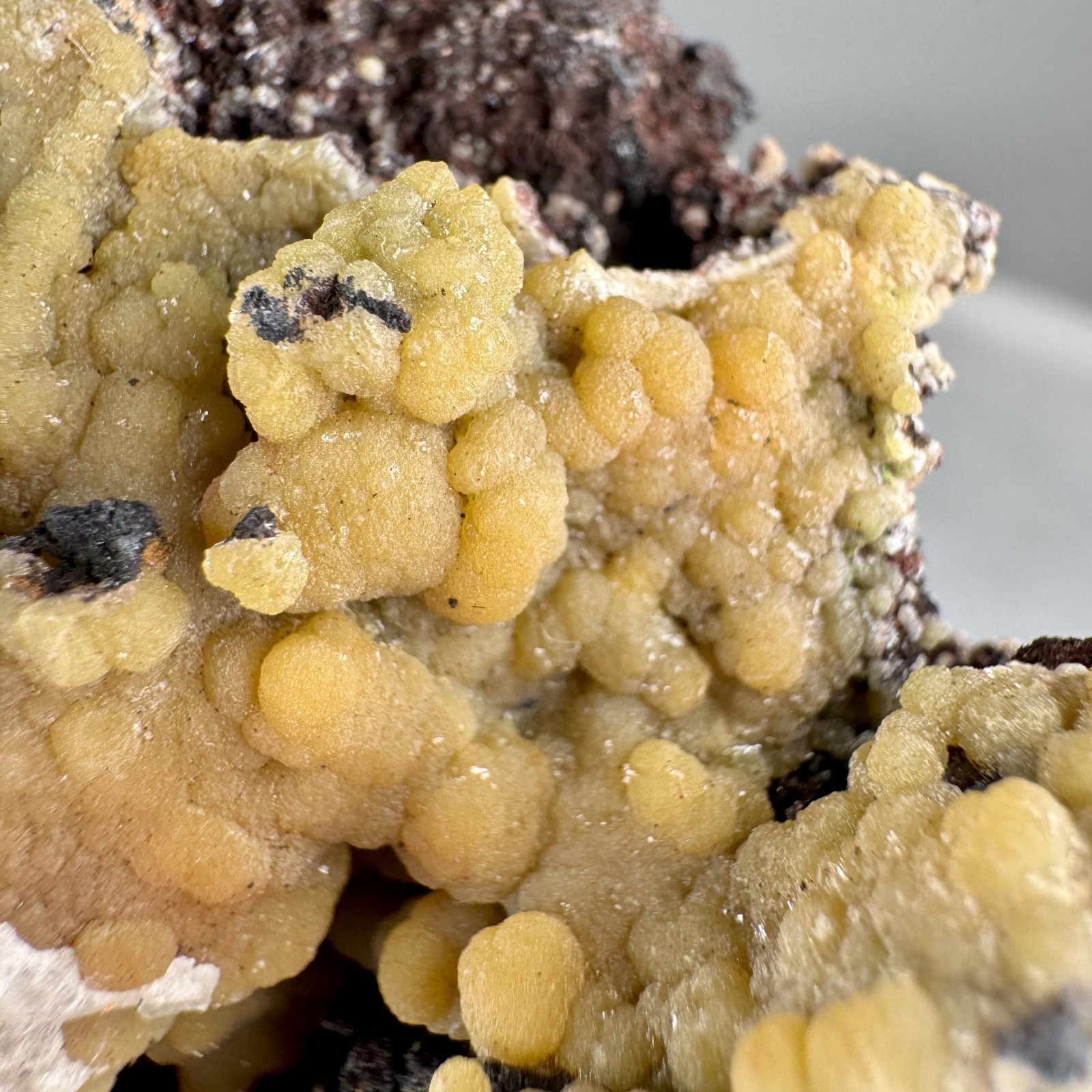 Fine & Unusual Orange Smithsonite: Tsumeb Mine, Tsumeb, Namibia- Classic!!
