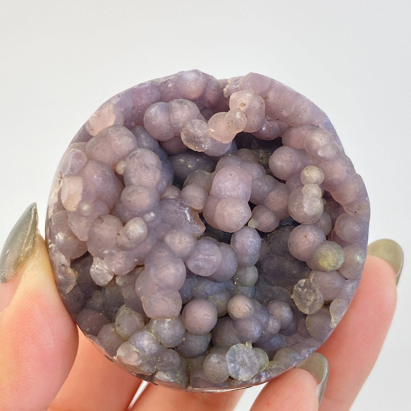 Natural Grape Agate Sphere, quartz crystal home decoration for healing