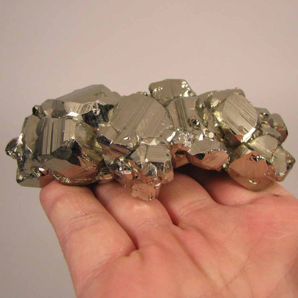 4.2″ PYRITE Crystals Cluster – Peru
