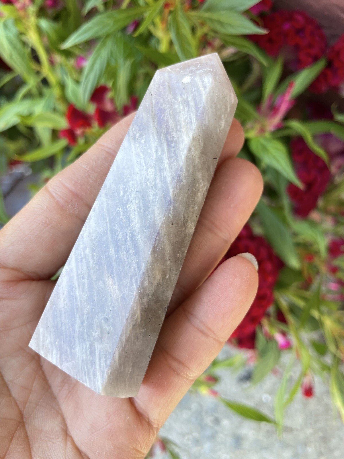 Wholesale Lot 1 Lb Natural Moonstone Obelisk Tower Point Crystal