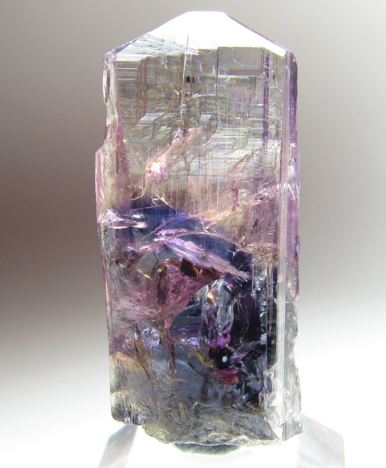 ENTICING ULTRA RARE UNHEATED IRIDESCENT FANCY COLOR GEM TANZANITE!!!! TANZANIA