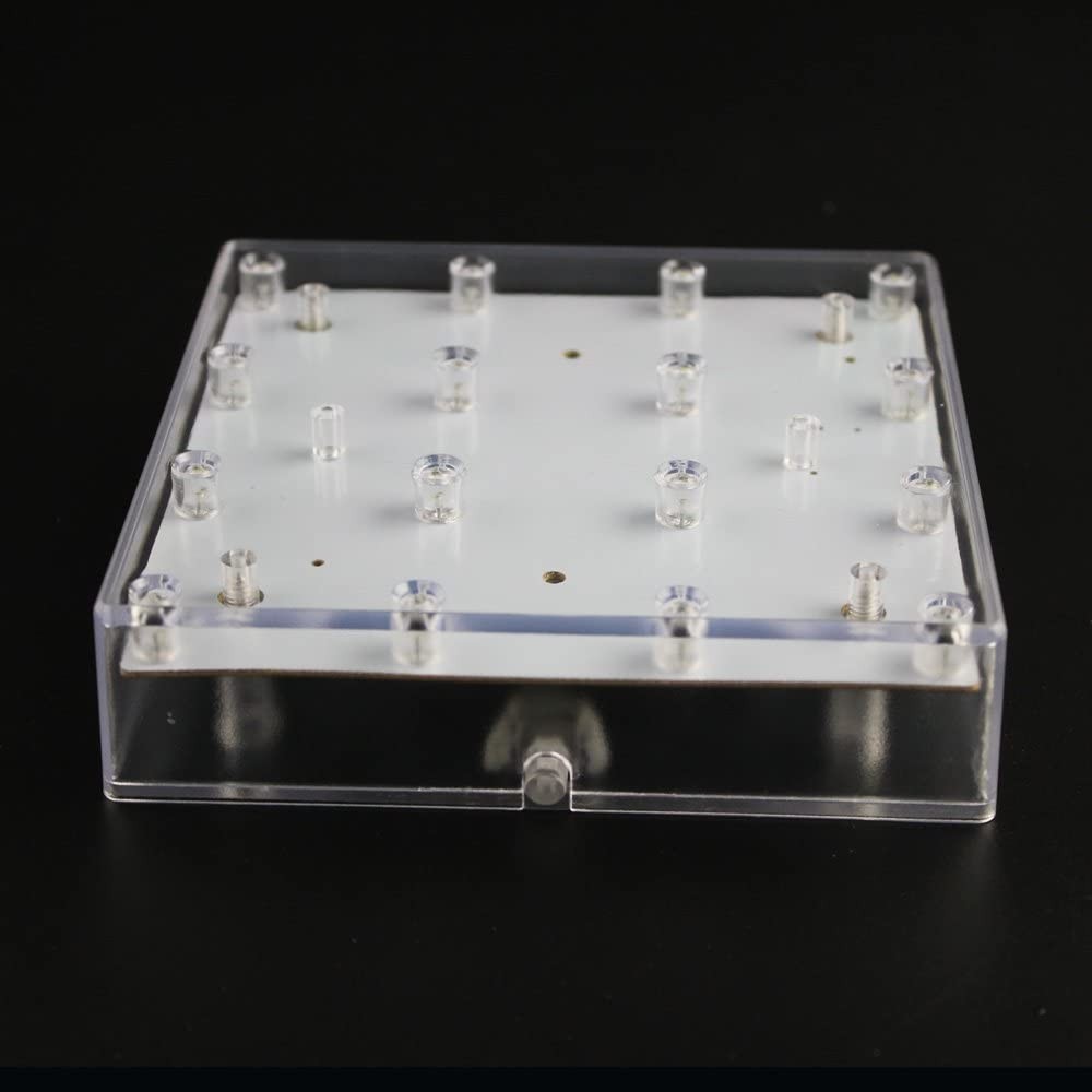 5 inch Square Rechargeable Light Base – Charging USB or Battery Powered