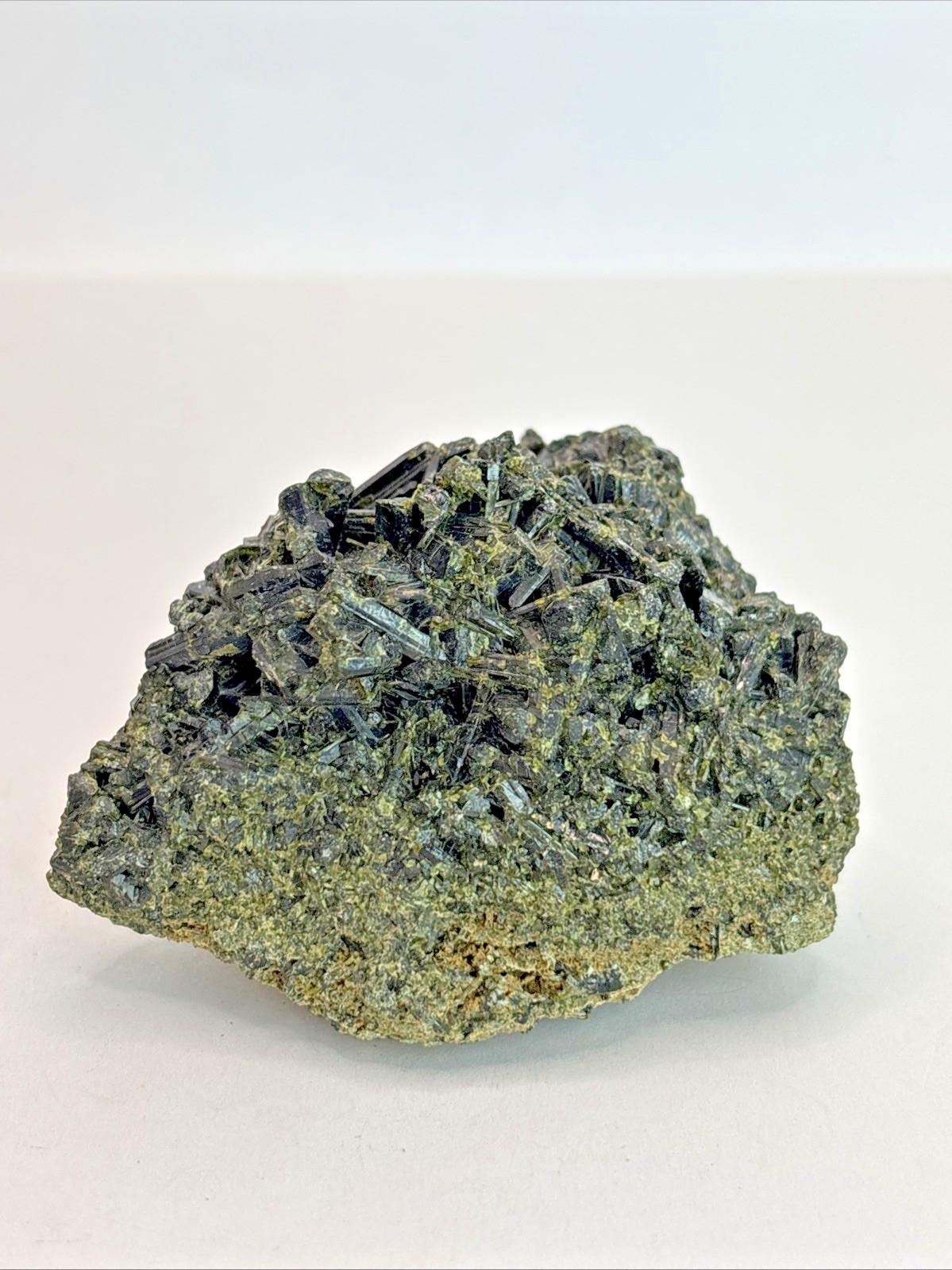 Beautiful Green Epidote Crystal Specimen 170 Grams