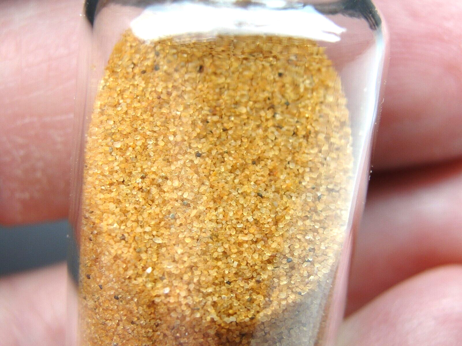 COLLECTIBLE RARE SAND FROM MERZOUGA DESERT – SAHARA DESERT – AFRICA – ORANGE
