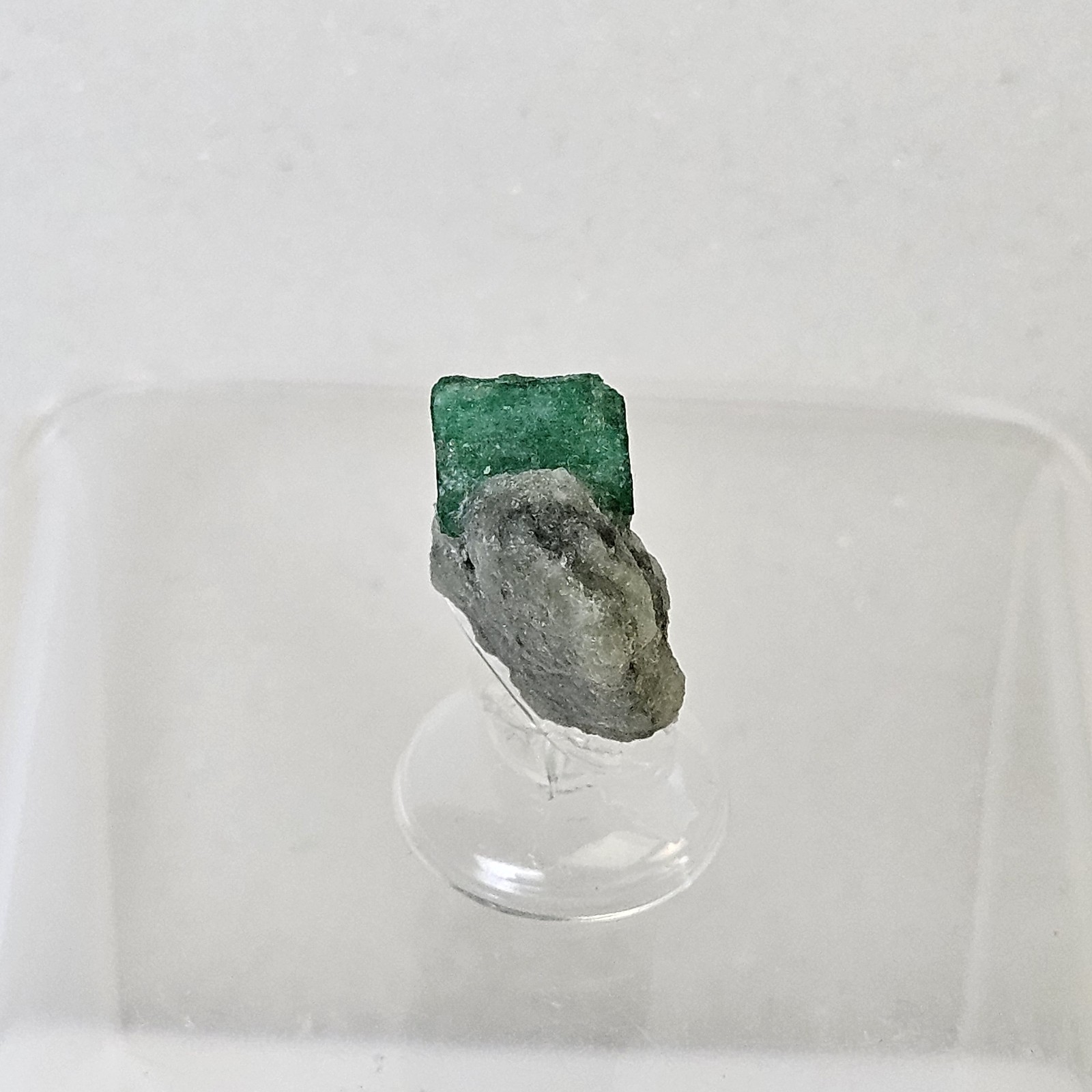 Natural Terminated Emerald Crystal On Quartzite Matrix Swat Valley U.S Seller