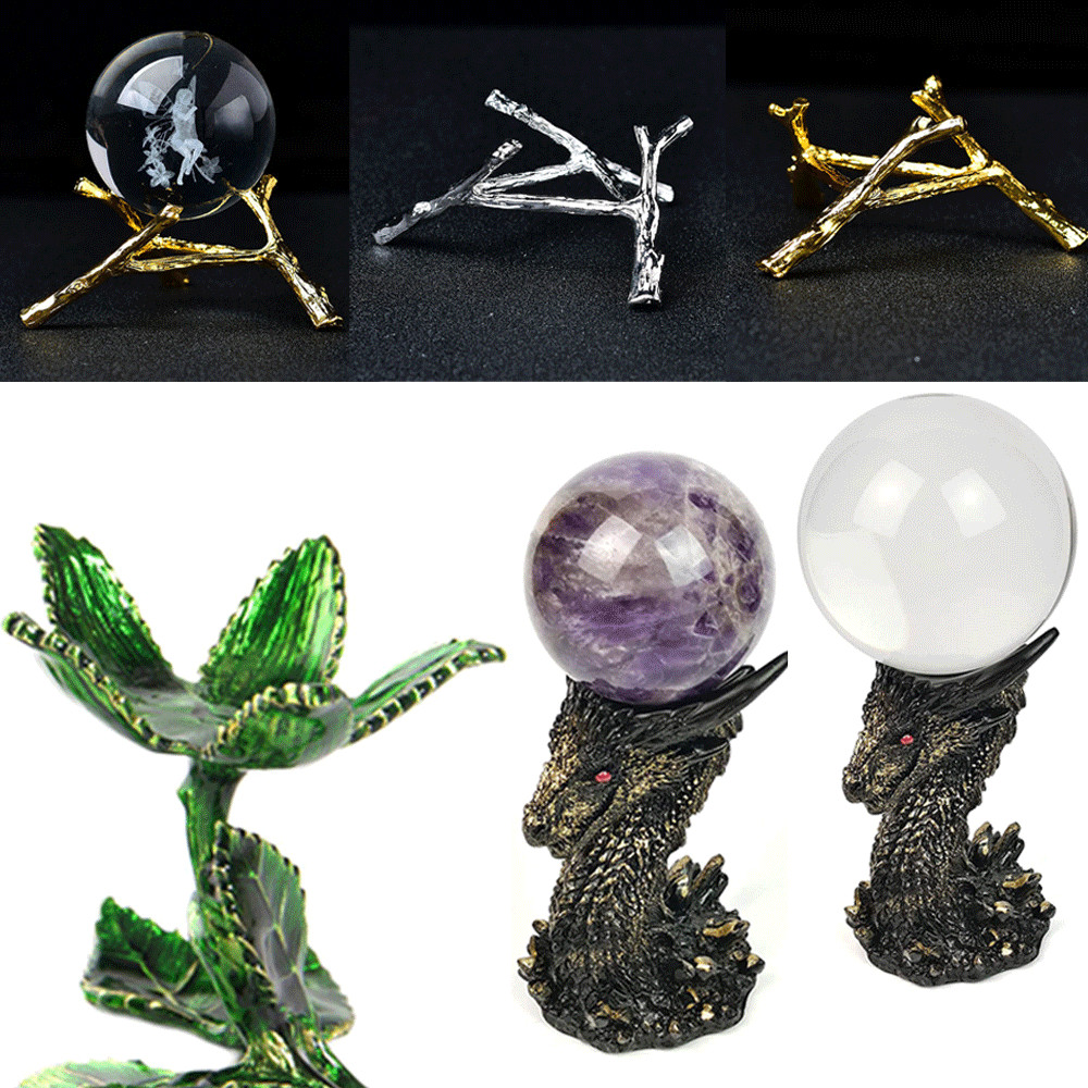 Crystals Ball Display Base Bracket Door Stand Showcase Rack Gemstones Wholesale