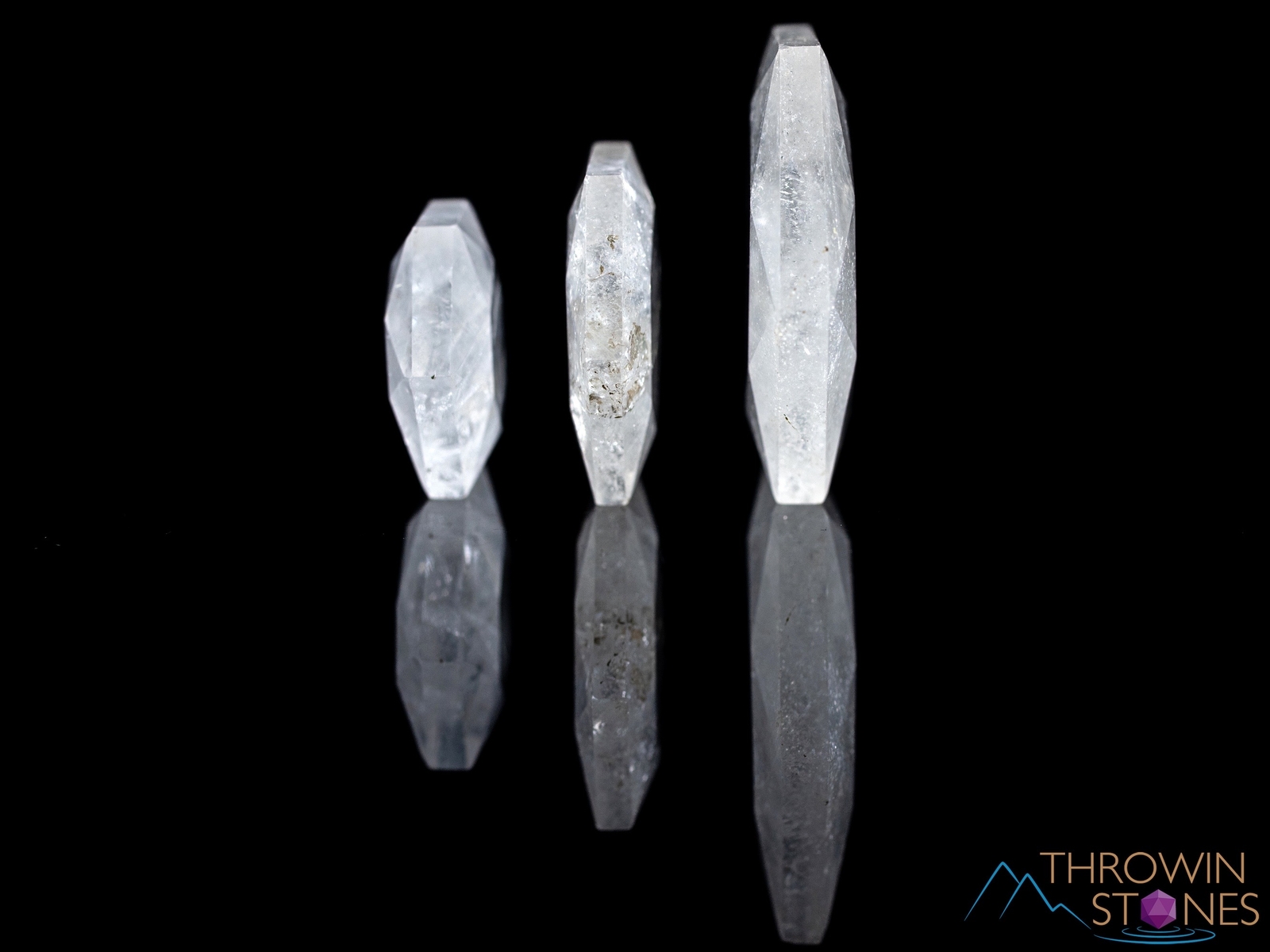 QUARTZ Crystal Prism Hexagon – Sacred Geometry Metaphysical Healing Stones E0127