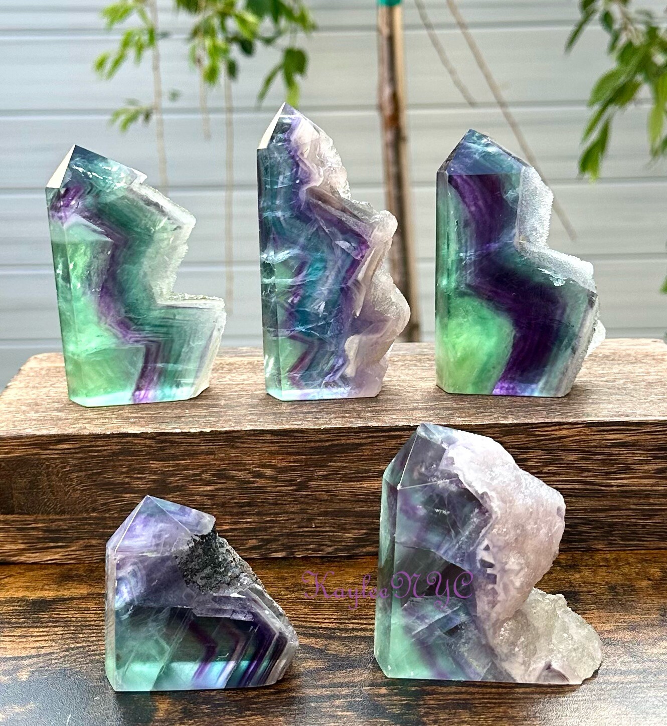 Wholesale Lot 5-6 Pcs Natural Fluorite Obelisk Tower Point Crystal Healing