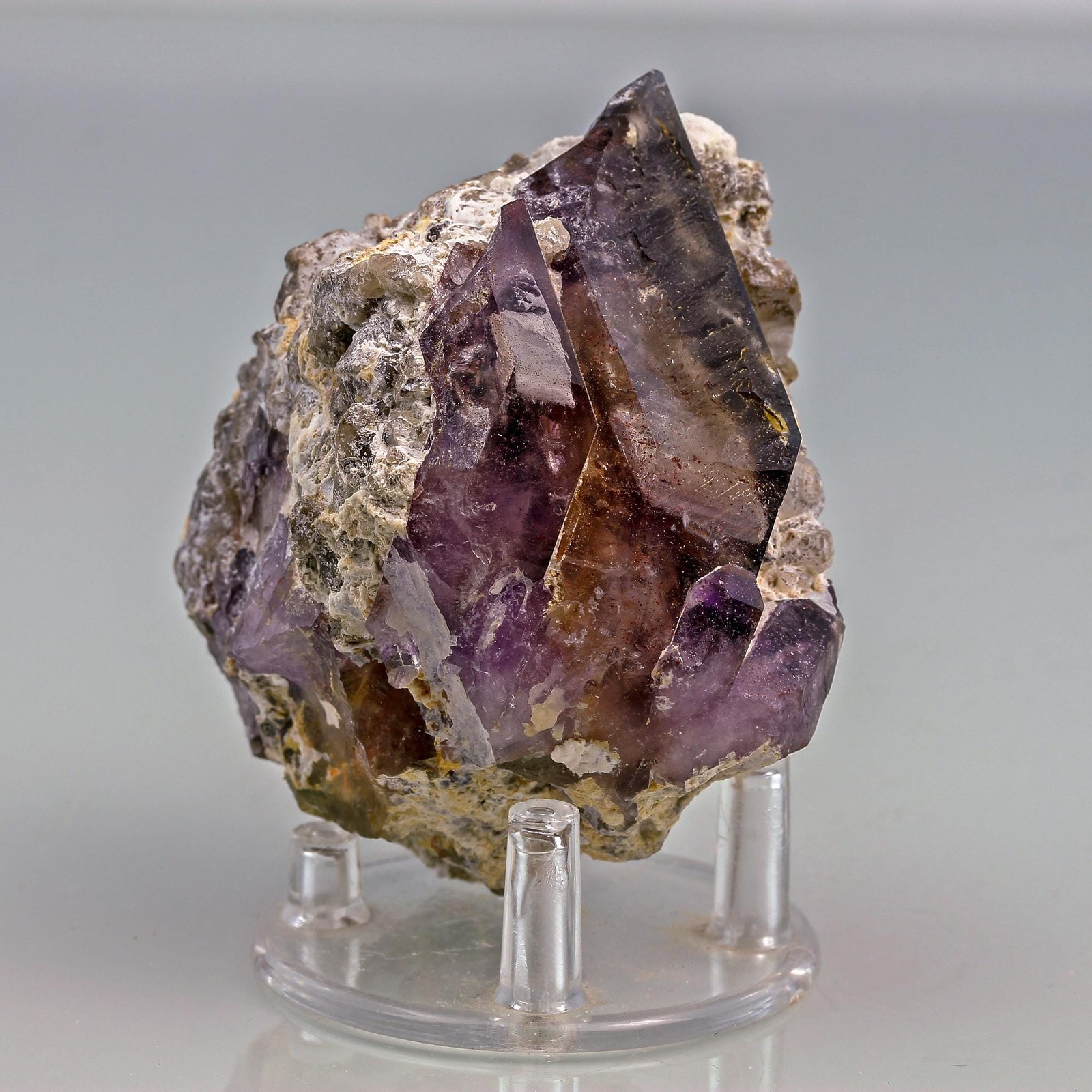 Amethyst Crystal XL Brandberg Namibia Deep Purple Terminated 7.0 cm