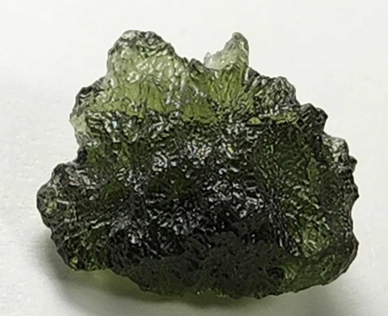 Top A++ 2.64g Gem Green Moldavite Crystal Chlum Czech Republic Minerals Crystals