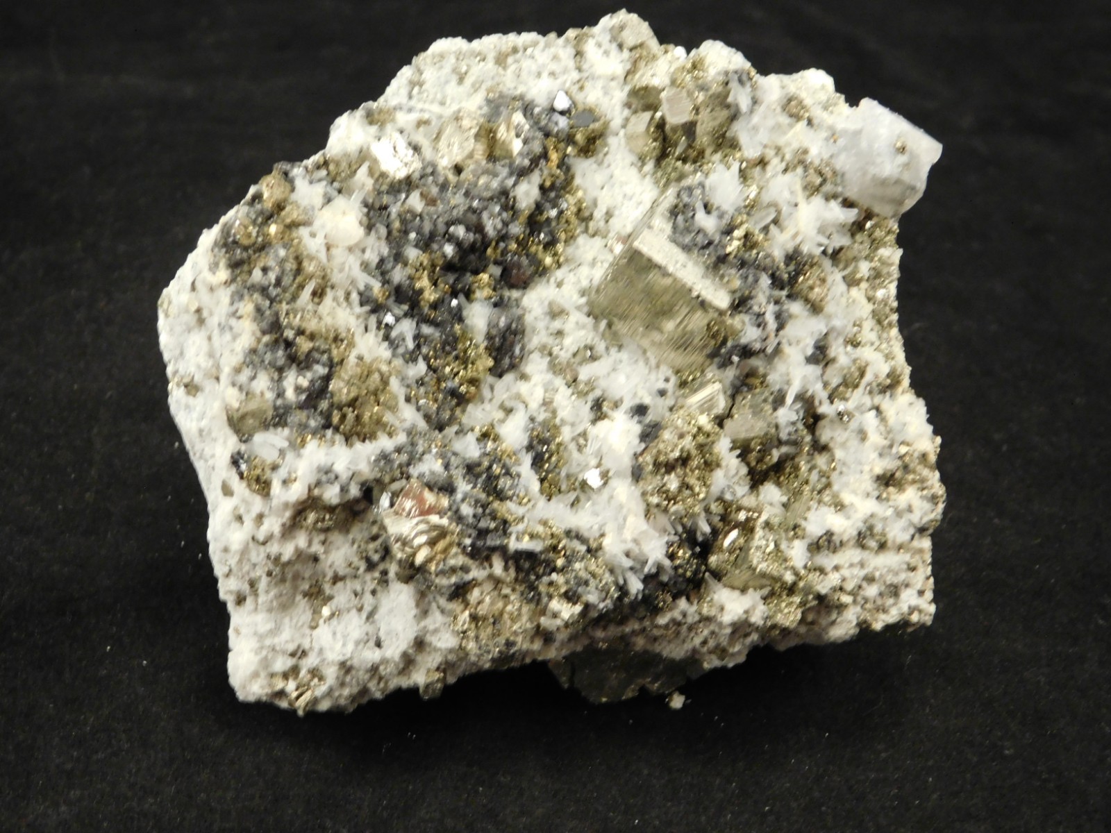 Larger! PYRITE Crystal CUBE Cluster with Druzy Quartz From Peru 314gr