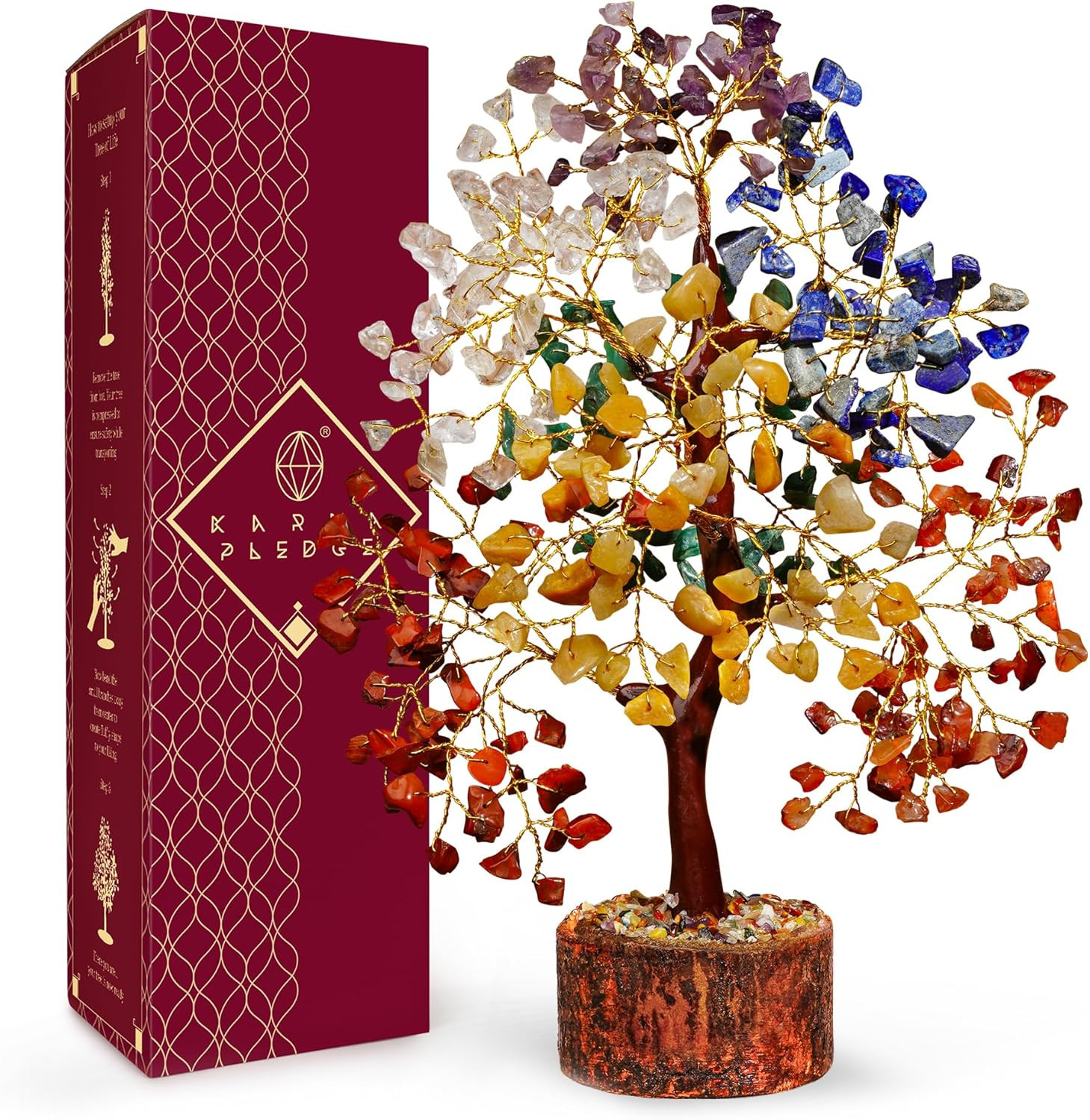 Crystal Tree of Life 7 Chakra Birthday Gifts for Women, Unique Gifts for Her, Ho