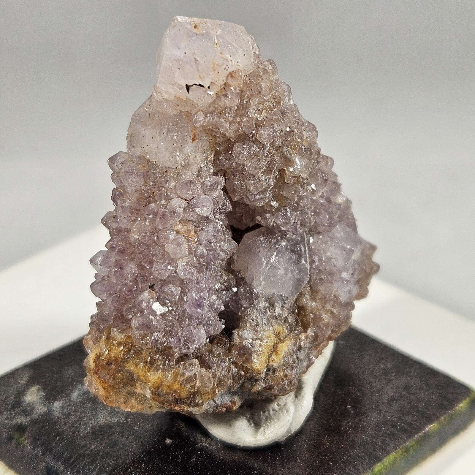Cactus Quartz Mineral Specimen Amethyst Purple Lilac Spirt Crystal