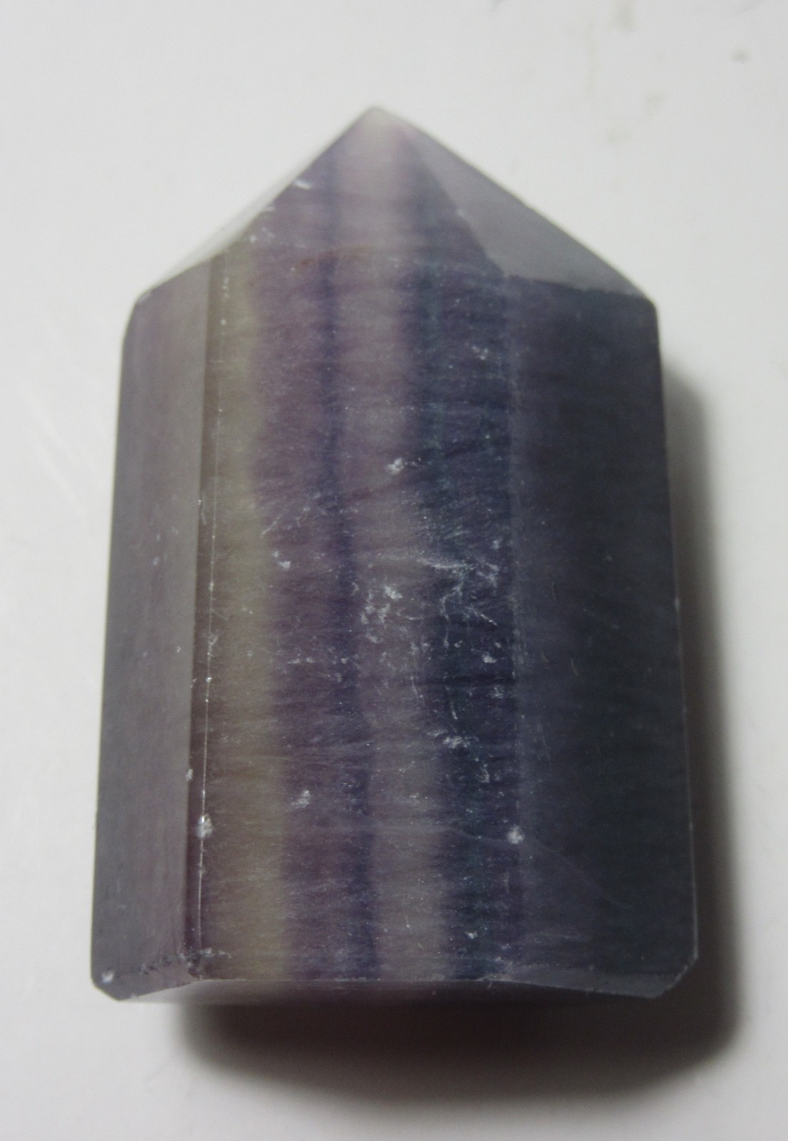 Polished Purple Fluorite 1 7/8 Inch Point Collectible PPFPC-1.8