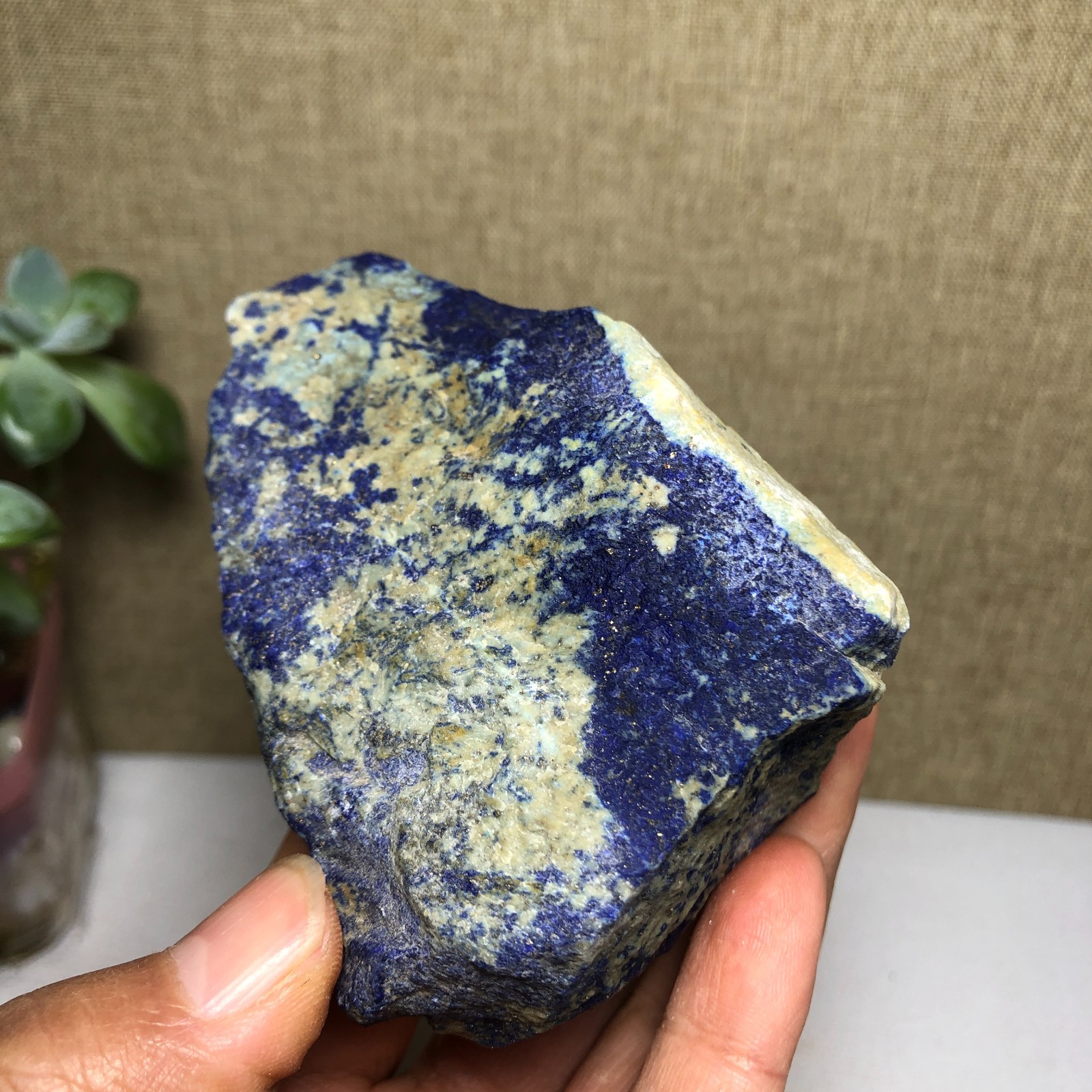 223g Natural lapis lazuli Crystal gemstone Rough Mineral Specimen healing A2024