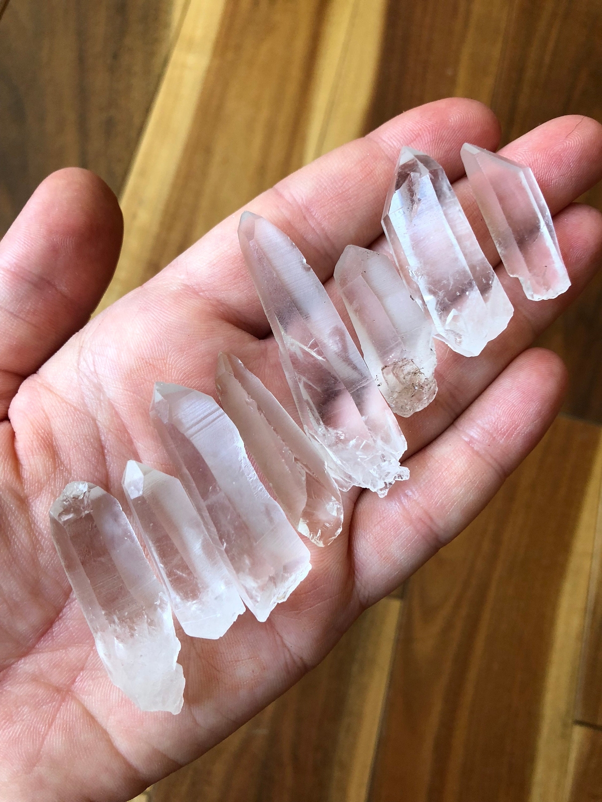Raw Lemurian Quartz Crystal Point – Natural, Natural Lemurian Quartz from Brazil