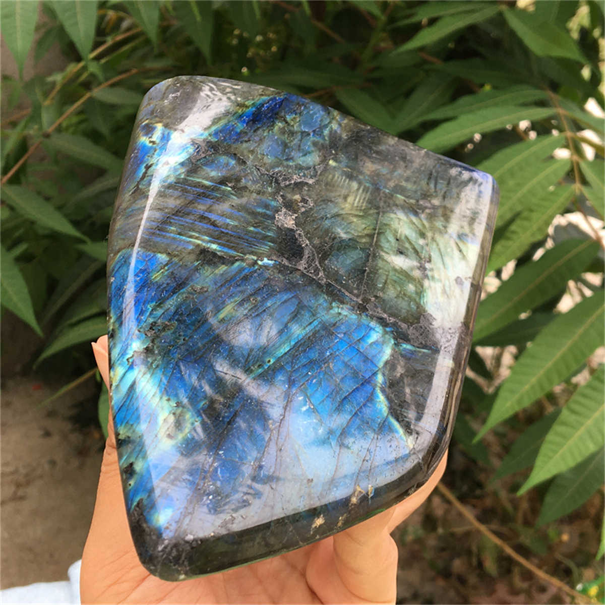 1.1kg Natural Labradorite Mineral Quartz Crystal Mineral Reiki healing