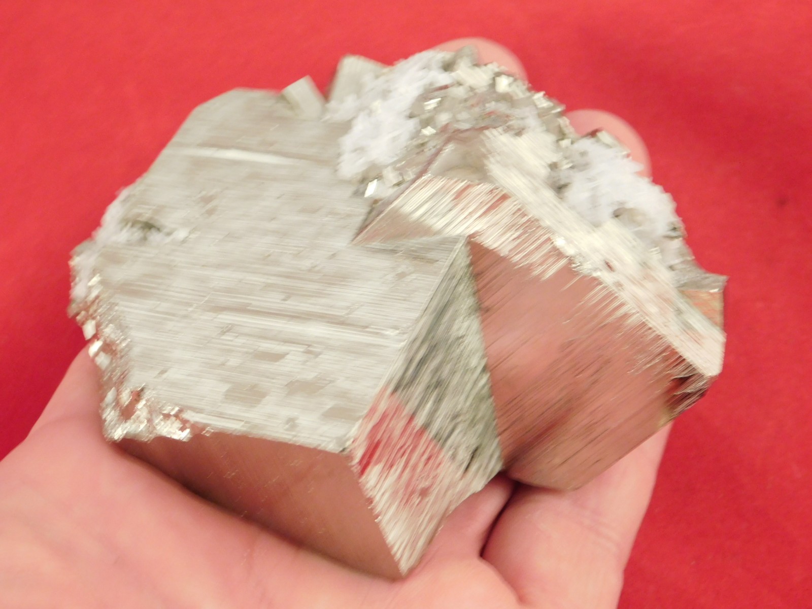 Big! Very Nice and 100% Natural PYRITE CUBE Cluster From Peru 506gr