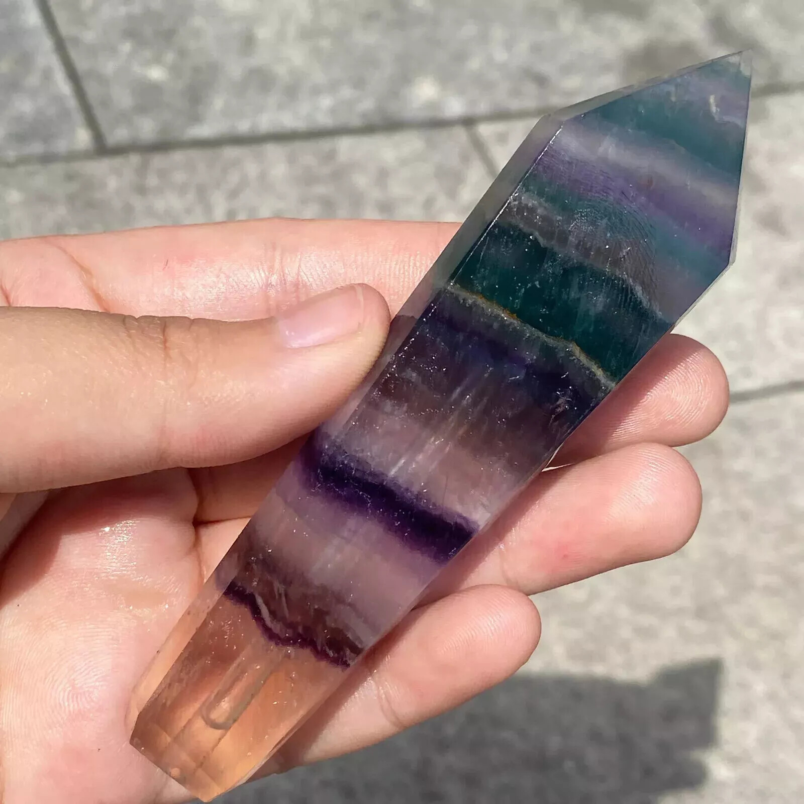 Natural Quartz Smoking Pipe Crystal Point Wand Stone Rock Obelisk Healing 1pc