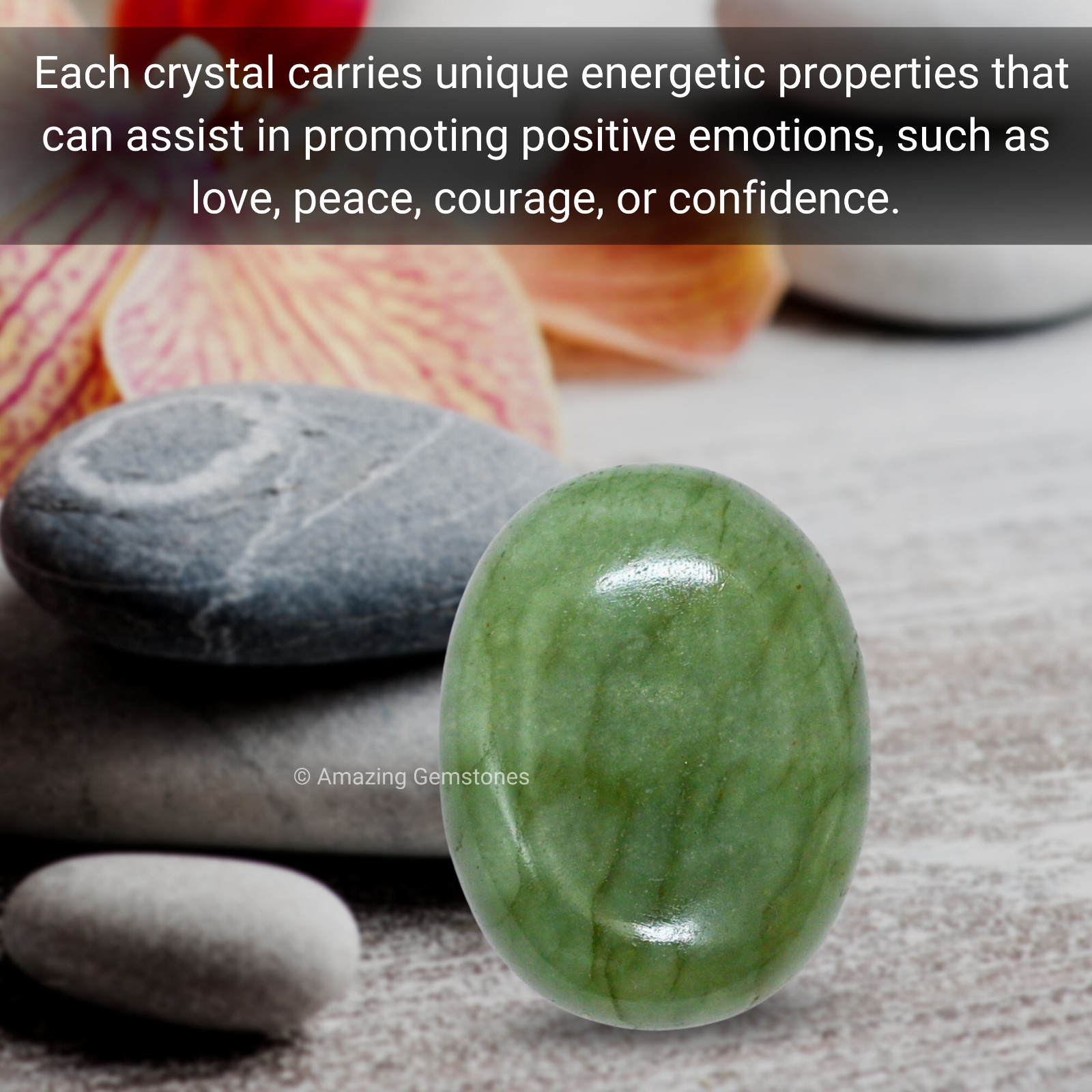 Light Green Aventurine Crystal Palm Stone