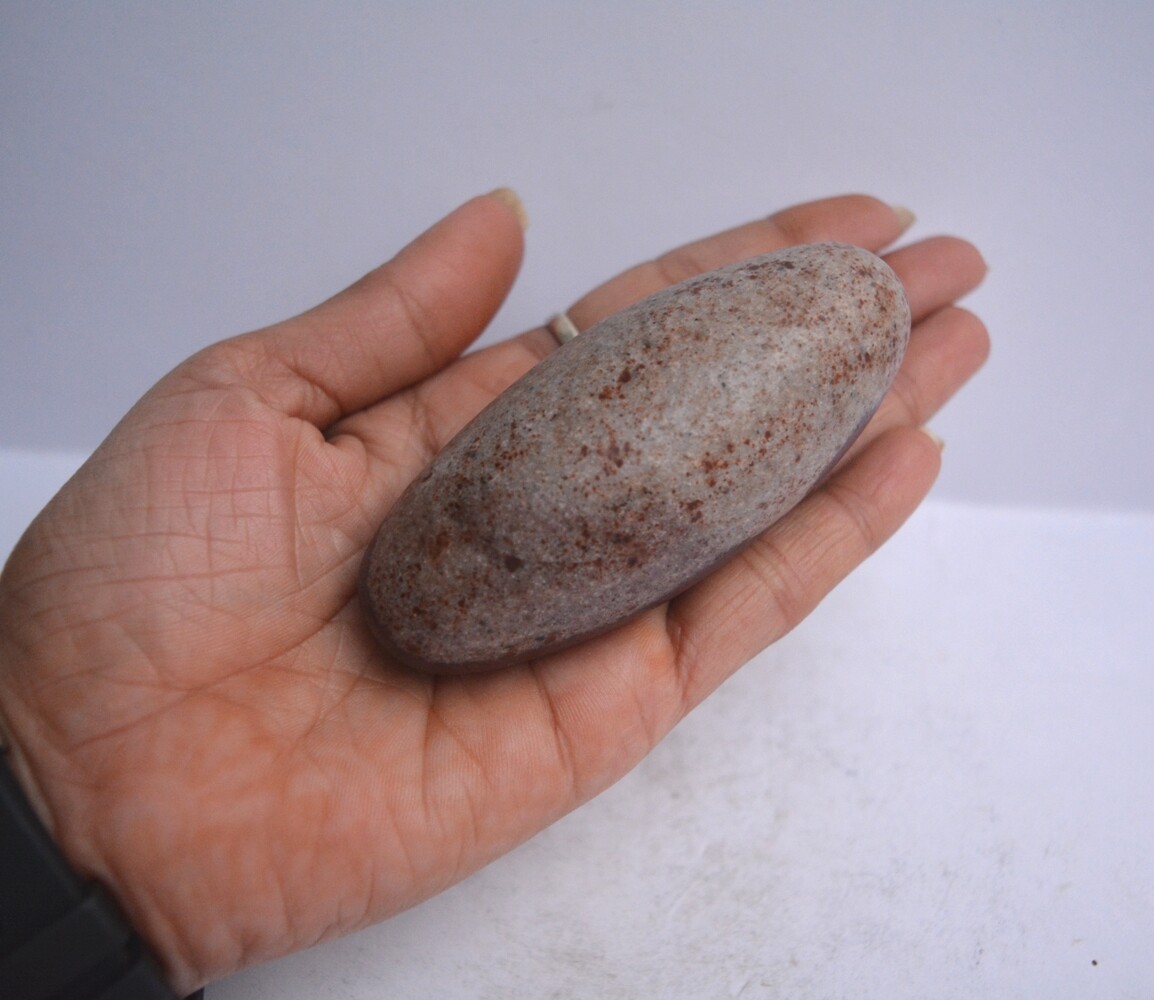 Shiva Lingam Narmada River India Lingam Crystal Stone & Home Decor Gift~165
