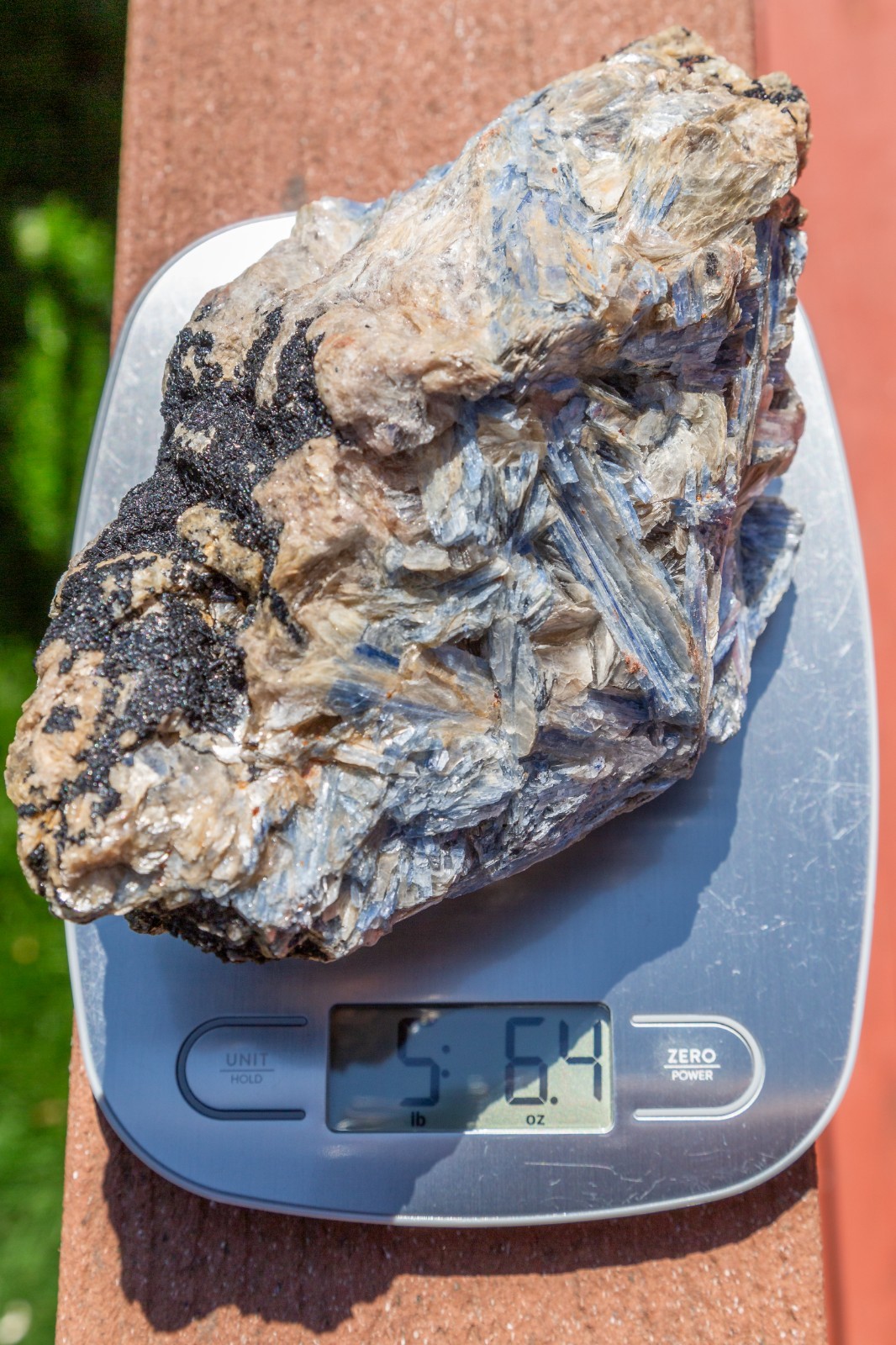 Kyanite with Quartz – 5lb 6.4oz (2449g) – Rough Specimen Crystal w/ Inclusion