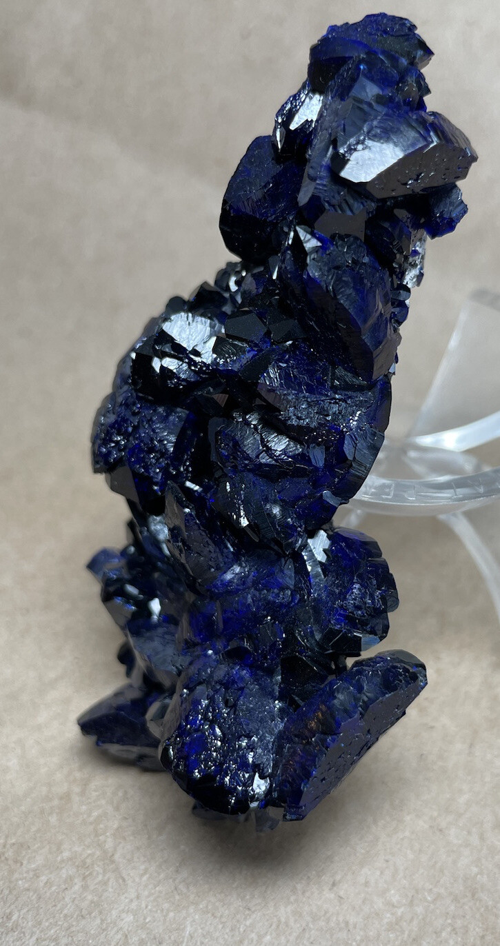 ~ 3 3/8” high x 1 3/4” x 7/8”, AZURITE, Milpillas Mine, Mexico