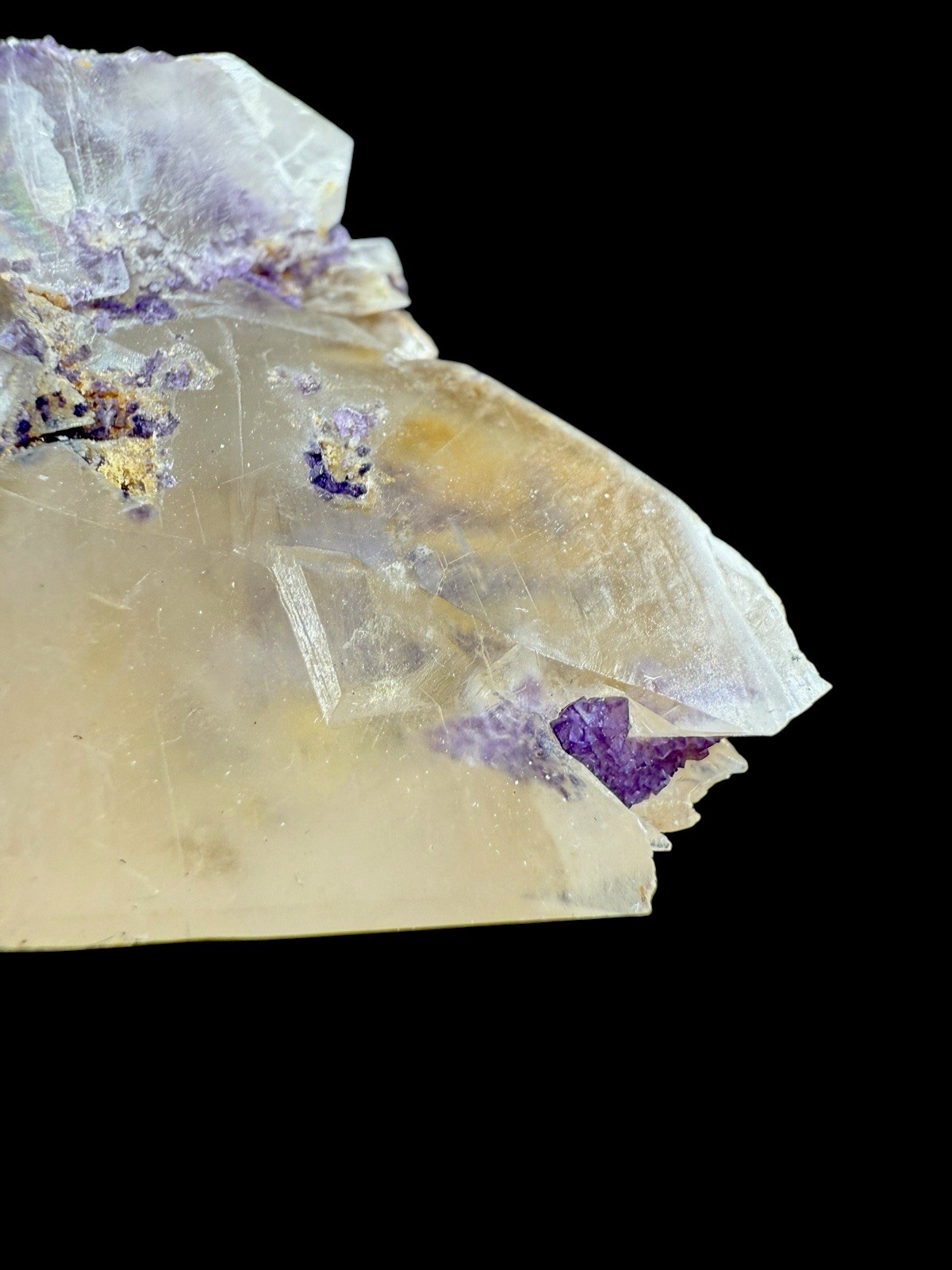 Fluorite & Calcite Xls: Faircloth Vein, Mundy’s Landing, Woodford, Kentucky 🇺🇸
