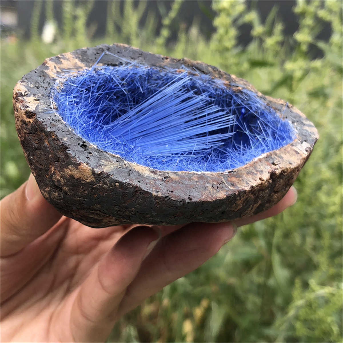 270g Natural Needle Ironstone Mineral Specimen Healing Reiki Decor Crystal Gift
