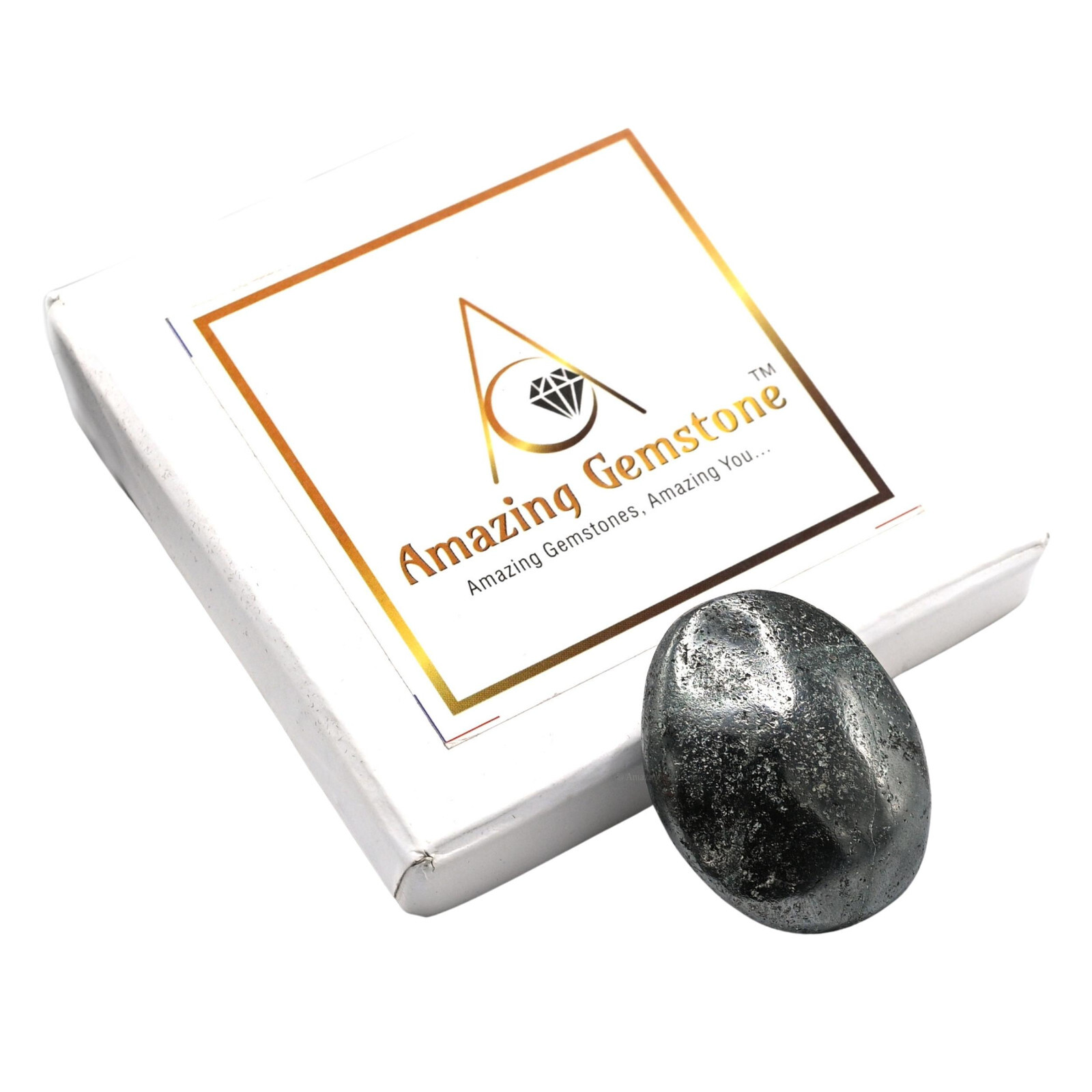 Hematite Crystal Palm Stone