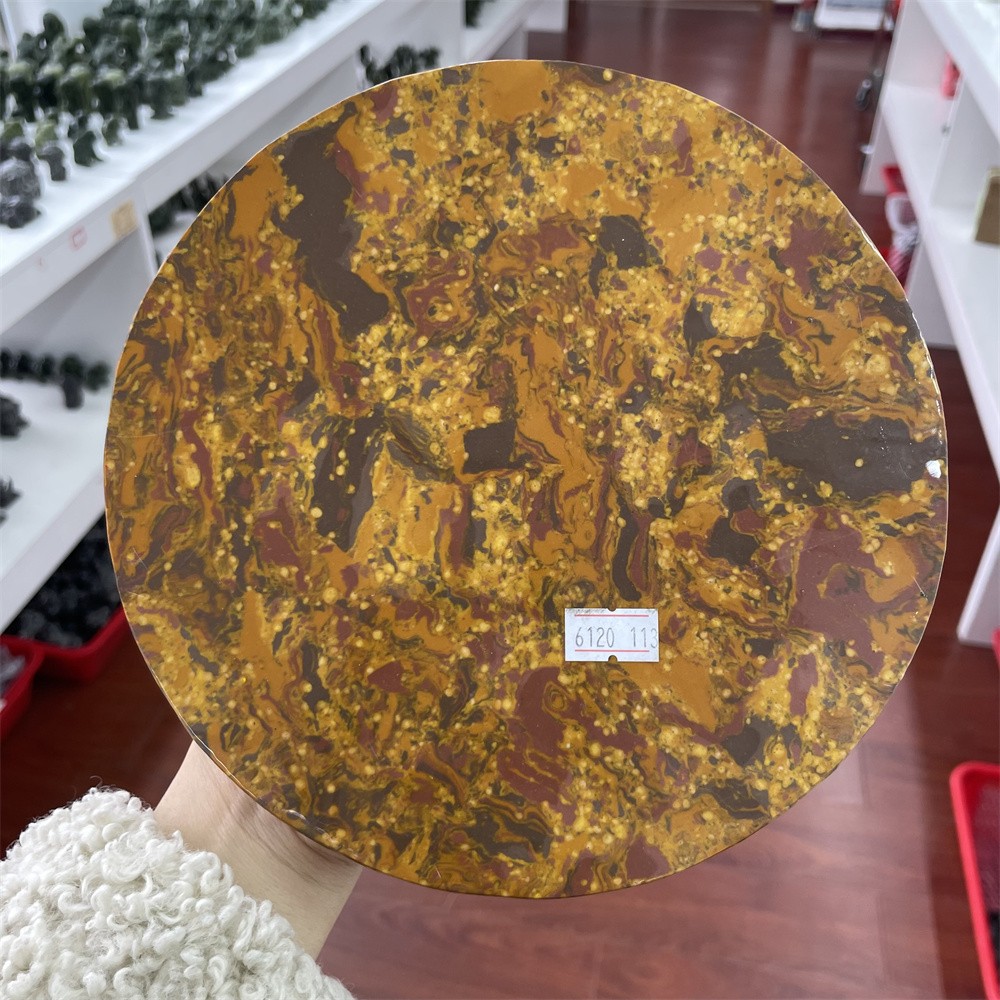 1.9LB 7.4″Natural Seven Colorful Jade Kylin Crystal Heal Carving Quartz Decor