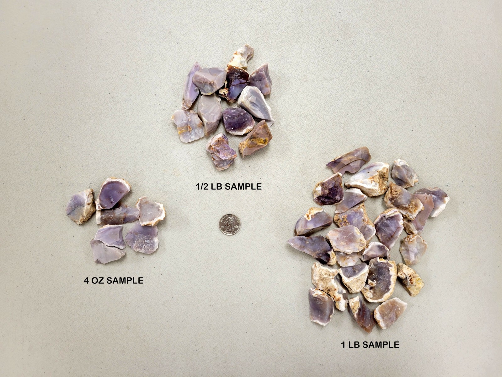 Natural Purple Agate Rough Crystal Stones from Mexico Bulk Wholesale Gems