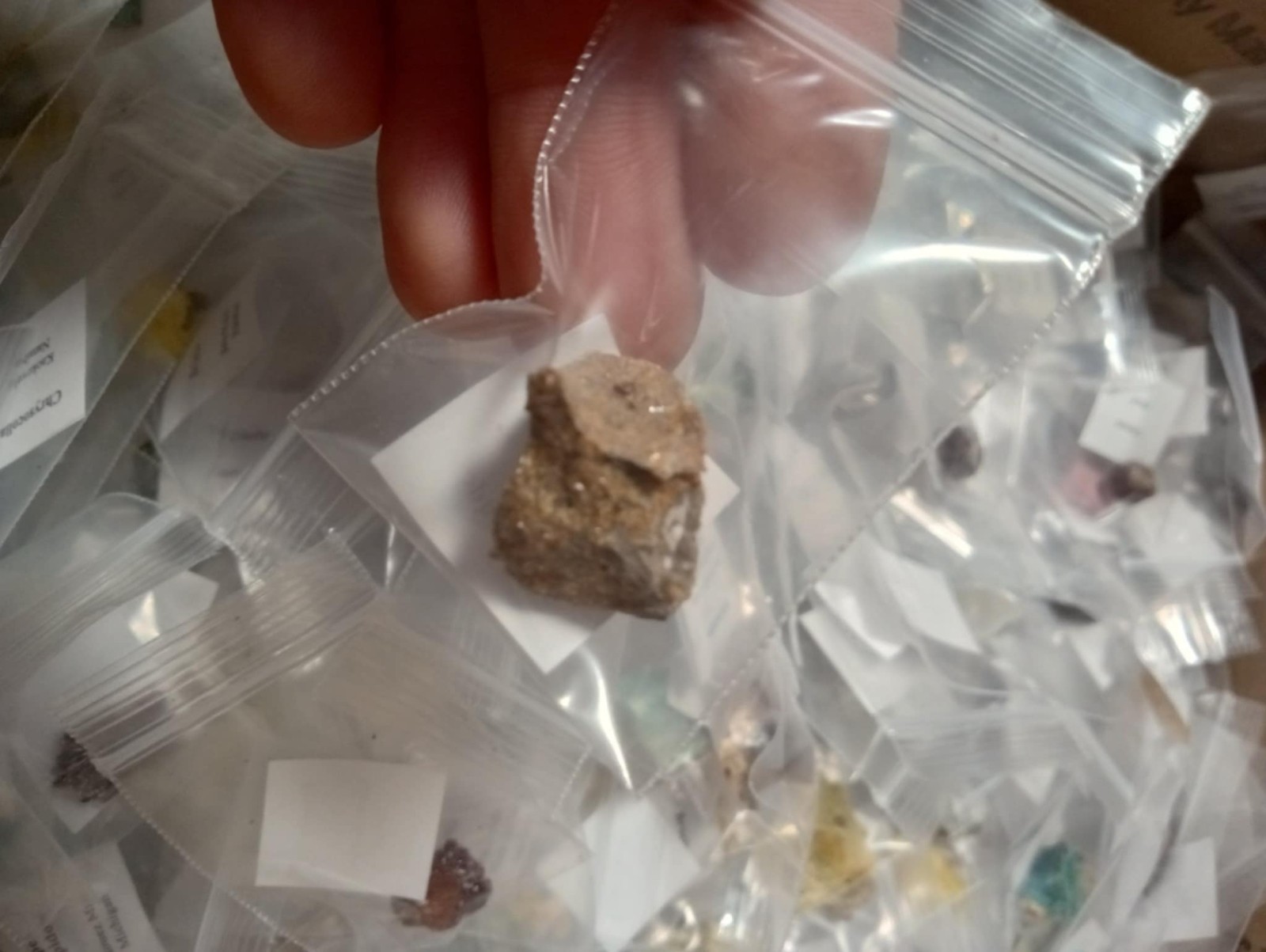 25 piece Bulk Micromount Thumbnail Mineral Collection