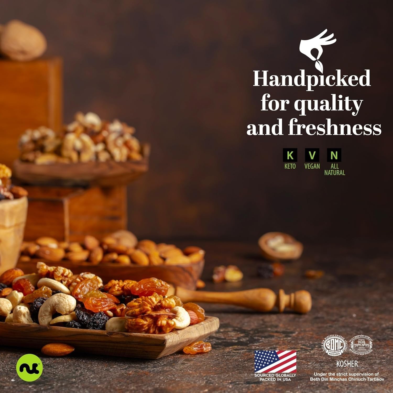 Kosher Raw Brazil Nuts – 8oz Resealable Bag for Freshness & Flavor
