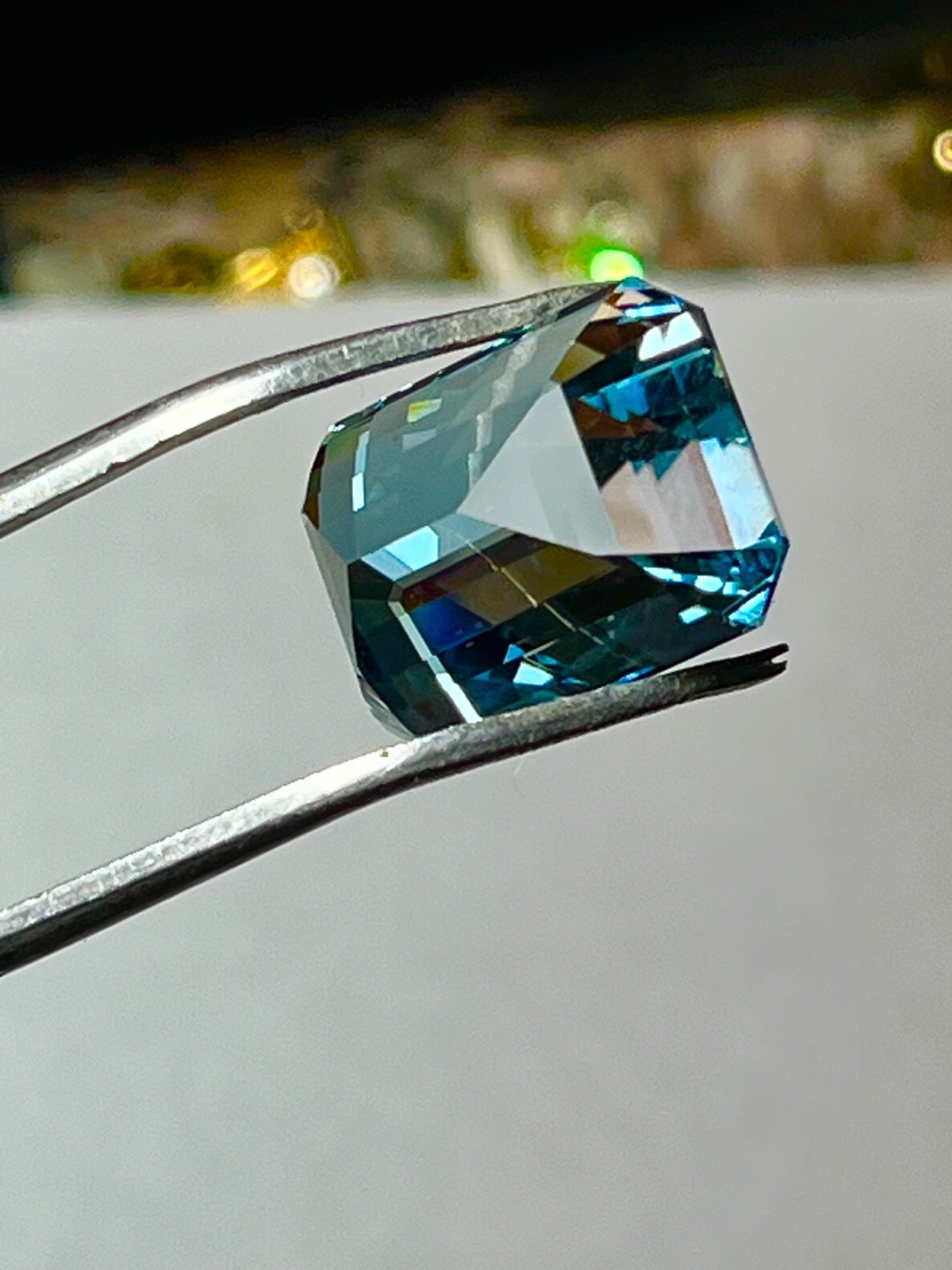 31.04ct Montana Topaz AAA Hand Cut by Master Lapidary (1980s) Large Emerald Cut