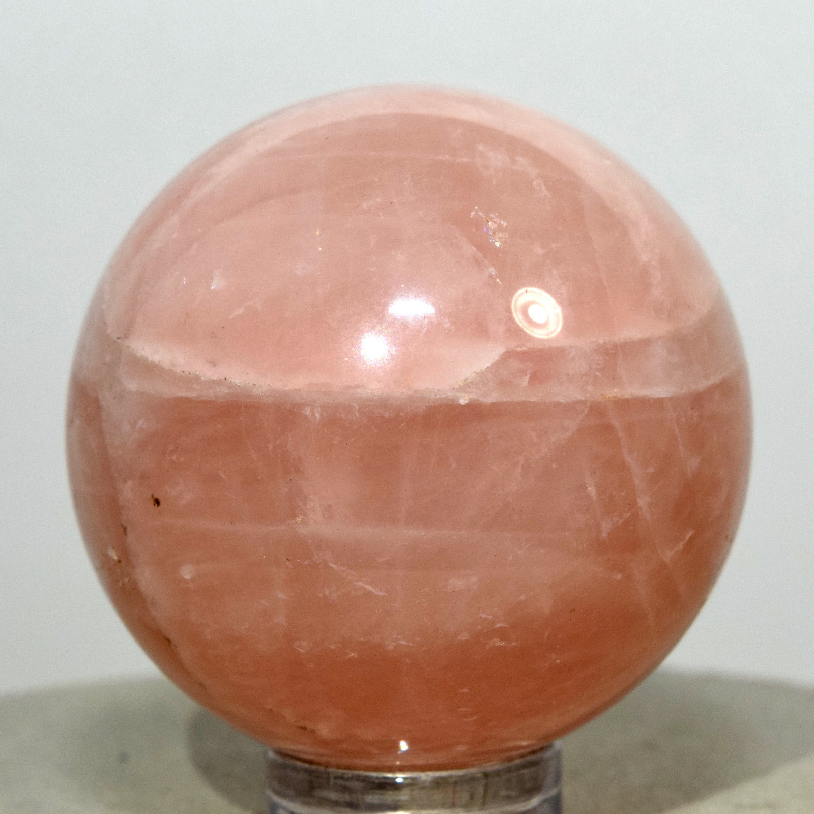 36mm Rainbow Rose Quartz Sphere Natural Sparkling Crystal Polished Stone – China