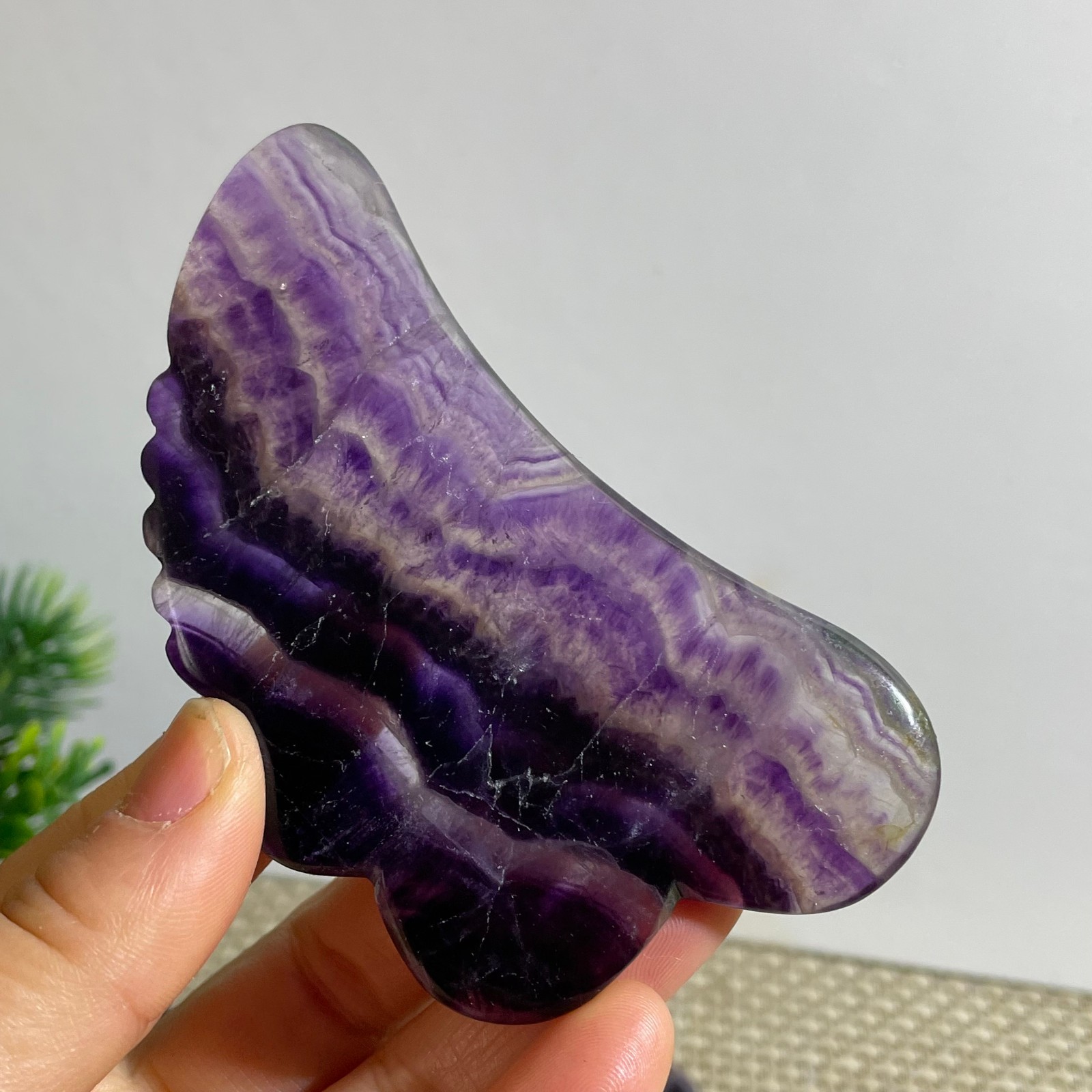 70g beautiful Rainbow Fluorite Rough stone specimens cure