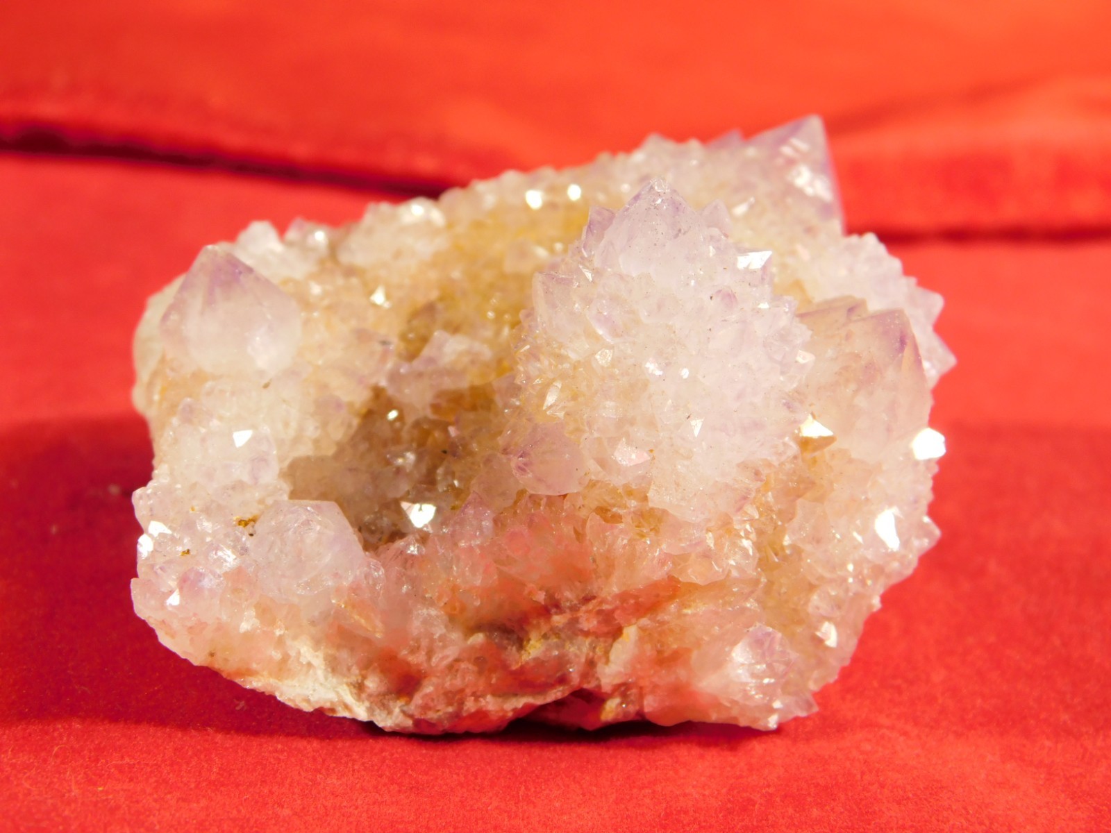 SPIRIT Quartz or CACTUS Quartz Amethyst Crystal Cluster Africa 85.5gr