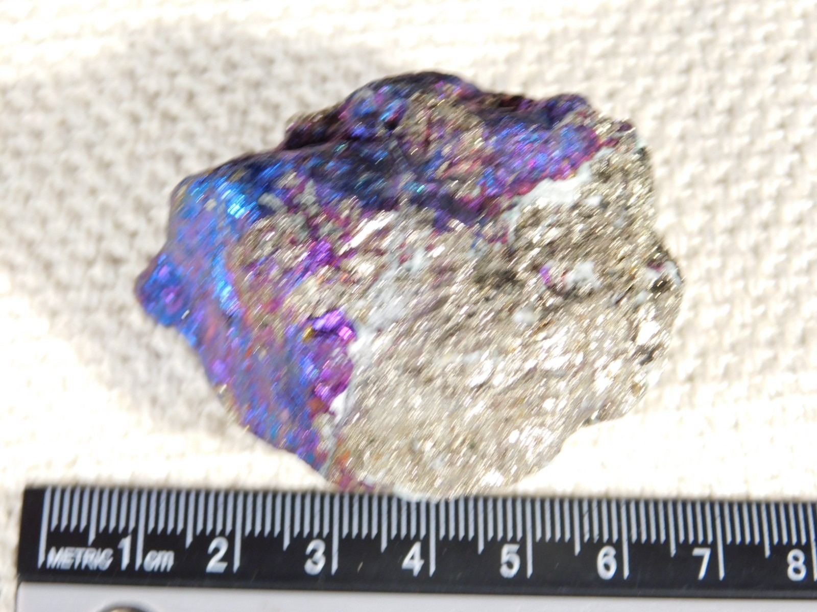 Bright IRIDESCENT Peacock Copper Chalcopyrite or Peacock Ore Mexico 165gr