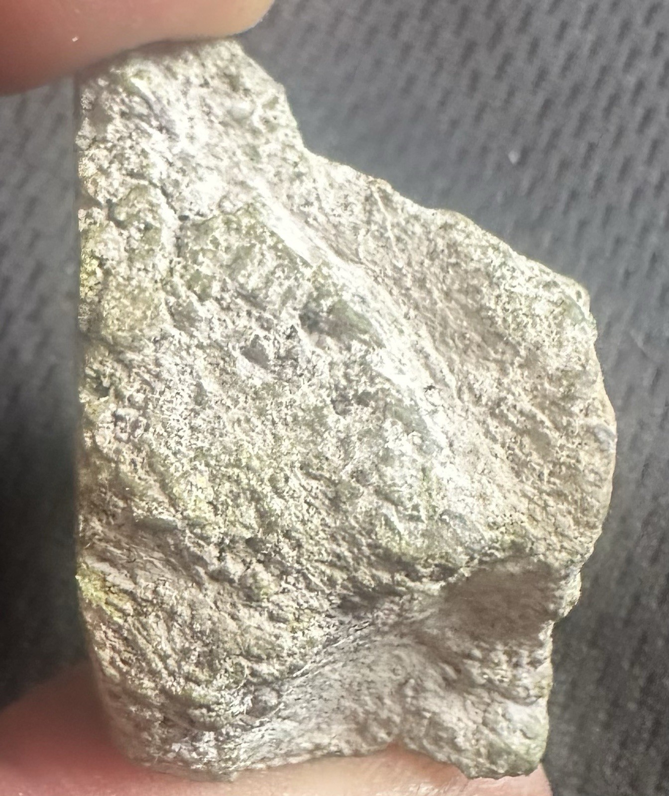 1.4” Dark Brown Datolite In Green Epidote & Basalt -Nassau Mine, Ontonagon, Mich