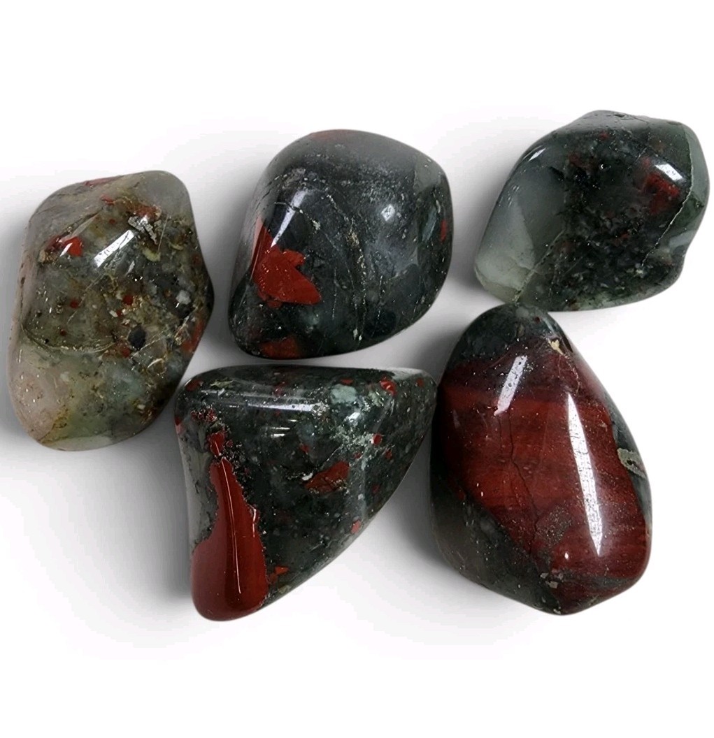 Bloodstone Polished Stones Africa 113.3 grams