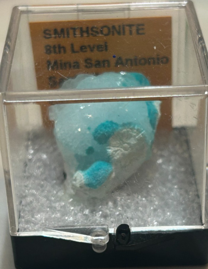Smithsonite Thumbnail 8th Level Mina San Antonio Santa Eulalia Mexico