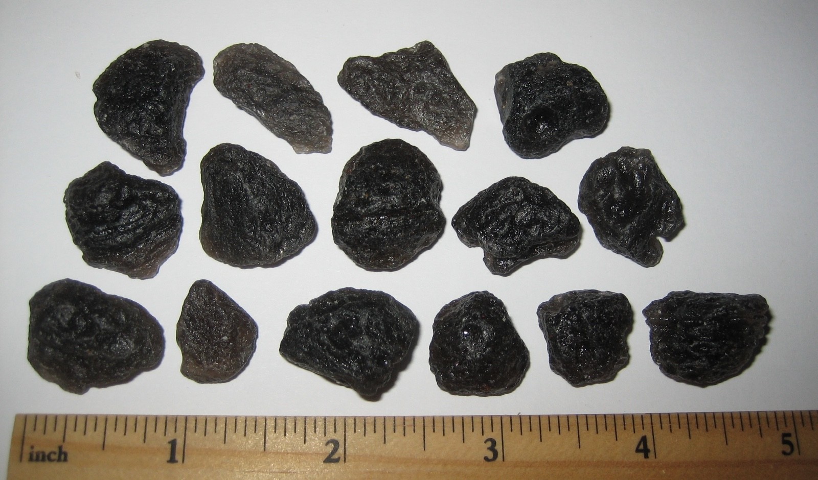 15 RARE 0.6″- 0.9″ AGNI MANI ( AGNI MANITITE ) TEKTITES INDONESIA ~ 61.1grams *5